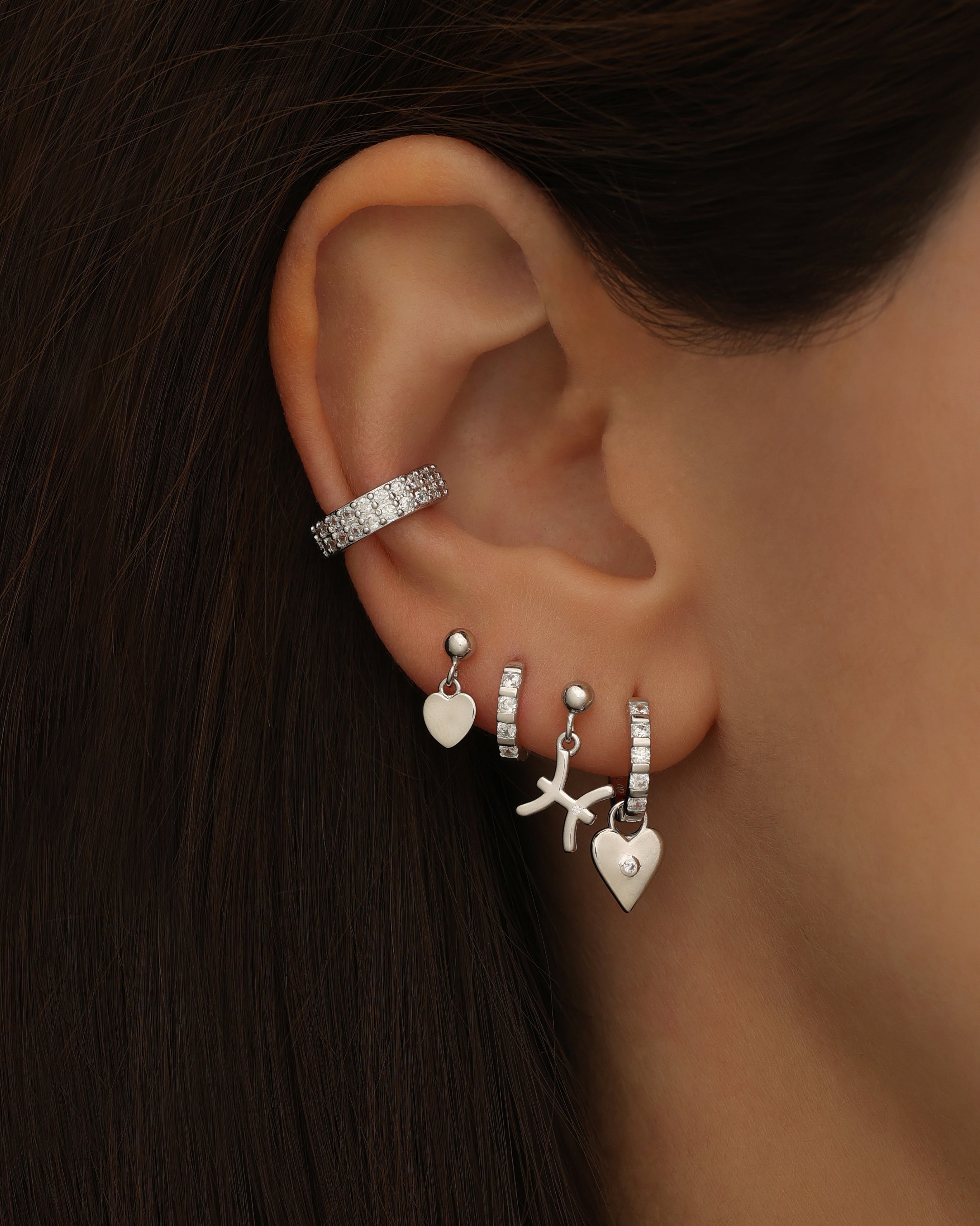 Ohrring Cleo (12.5 mm) - Silber
