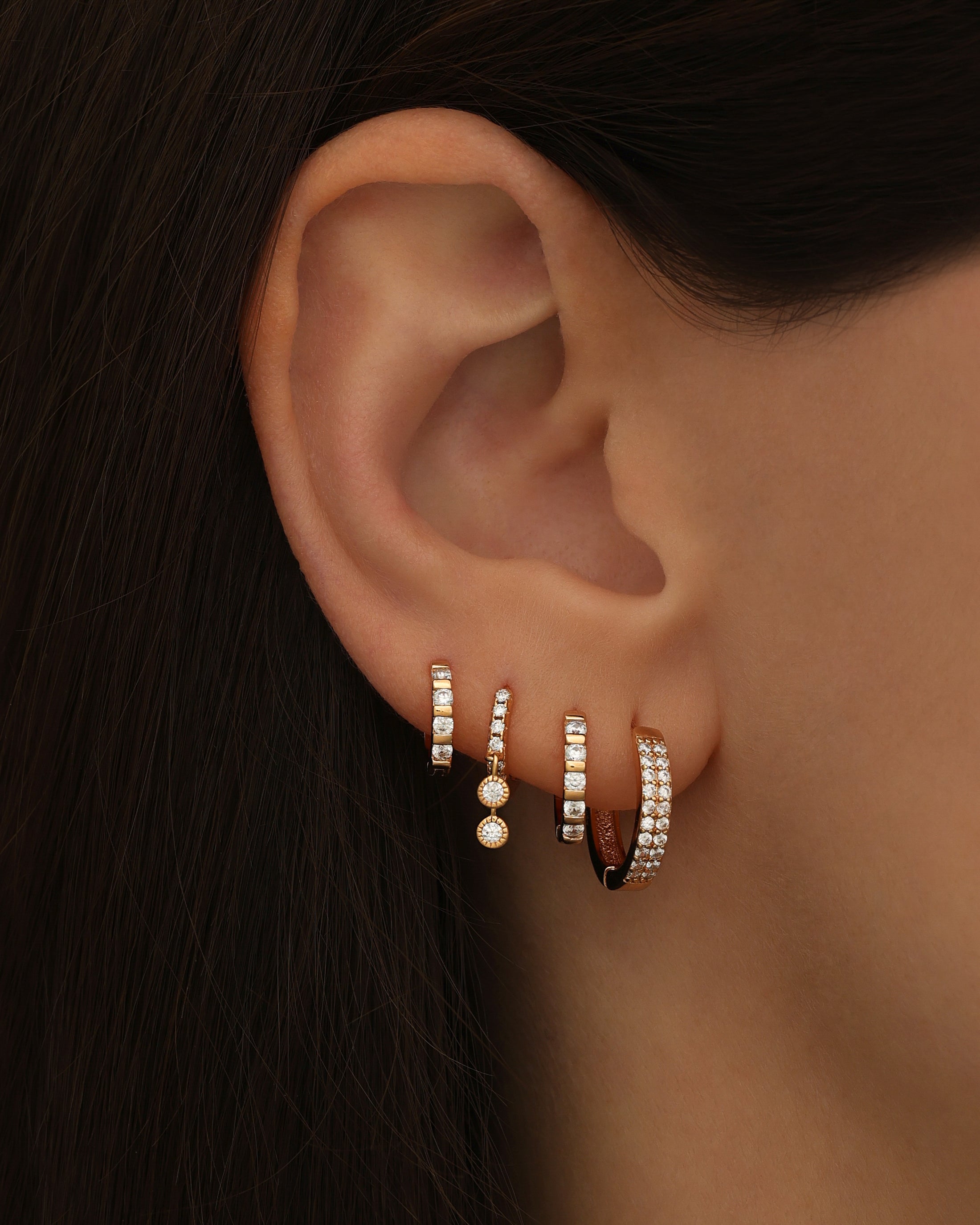 Ohrring Cleo (12.5 mm) - Champagnergold (vergoldet)