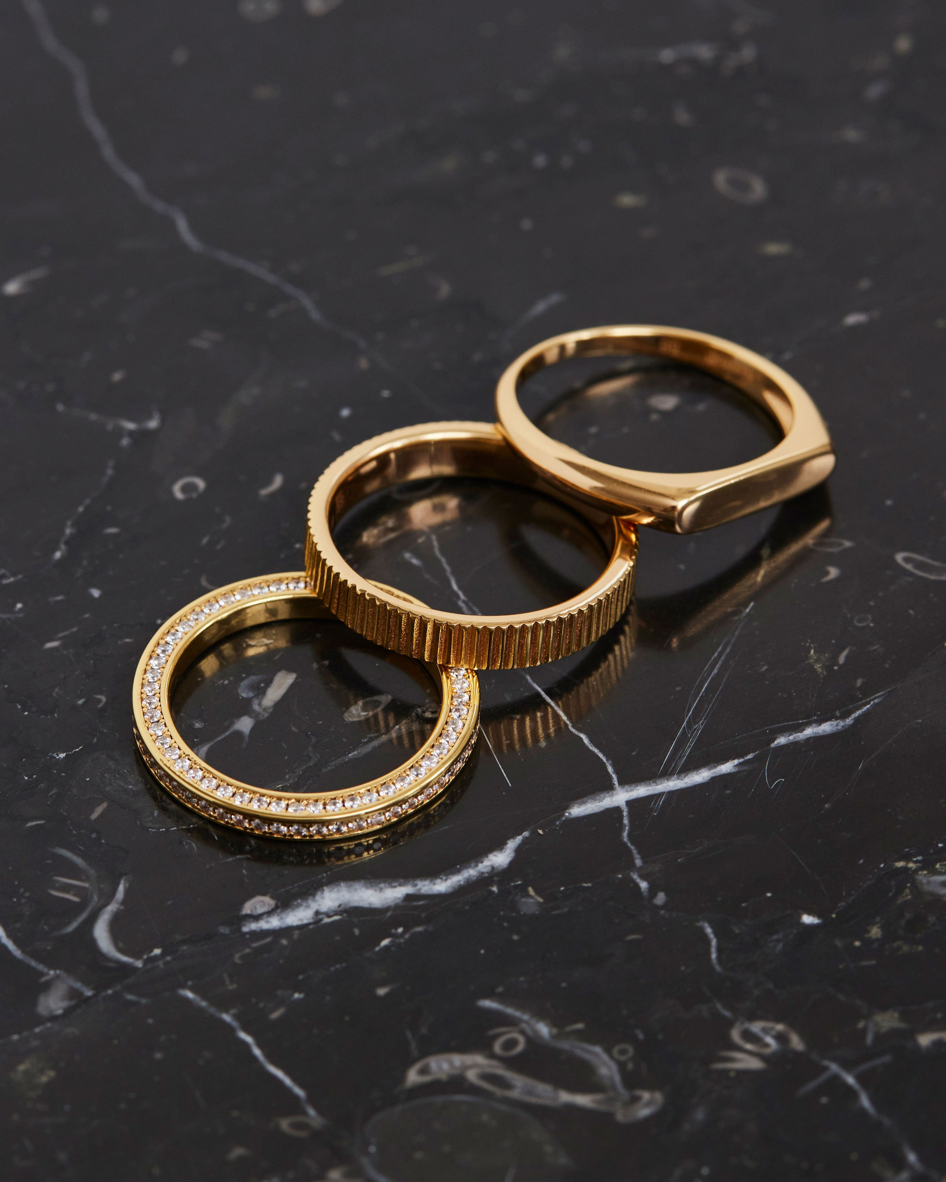 Ring Kim - Gelbgold (vergoldet)