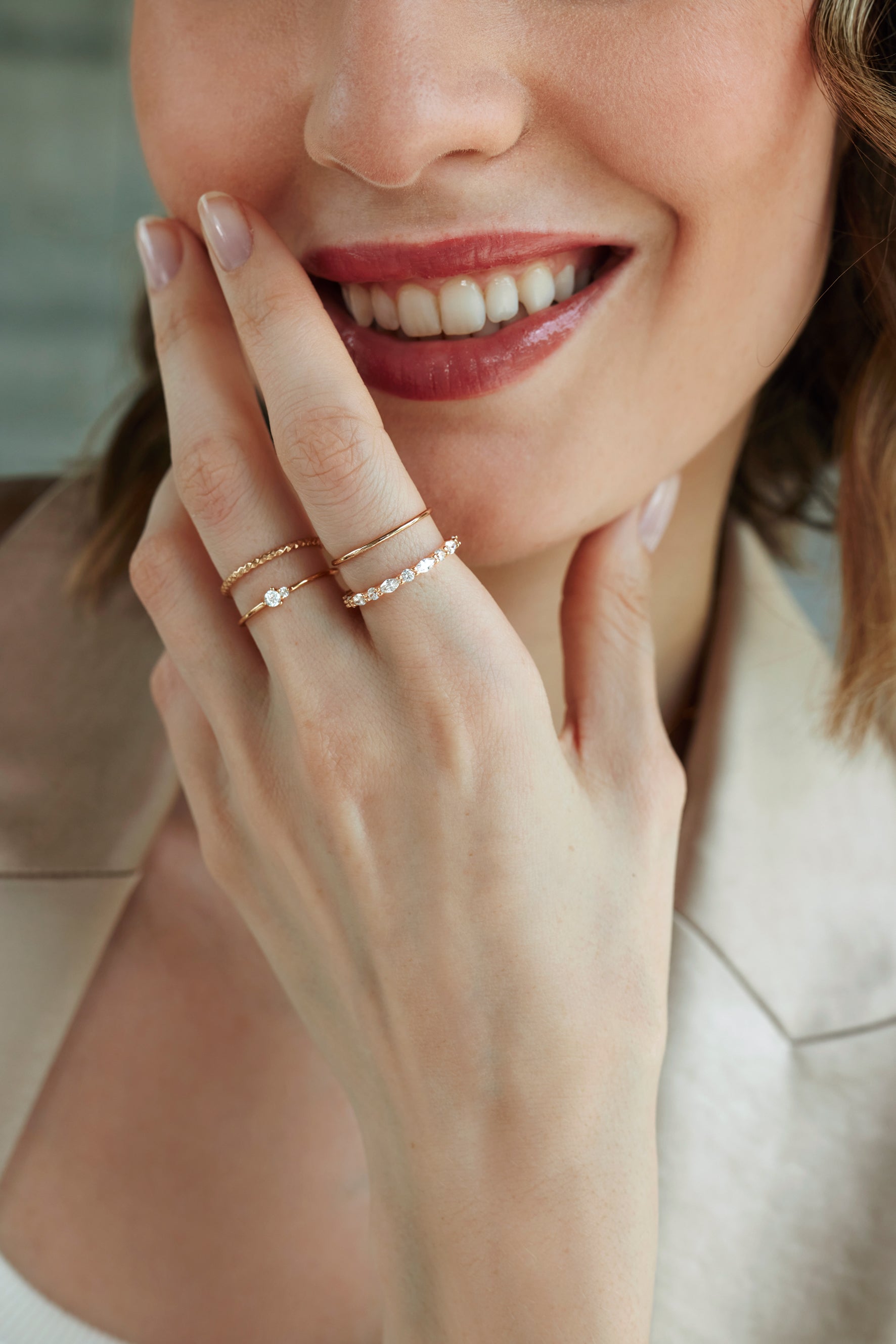 Ring Gianna - Champagnergold (vergoldet)