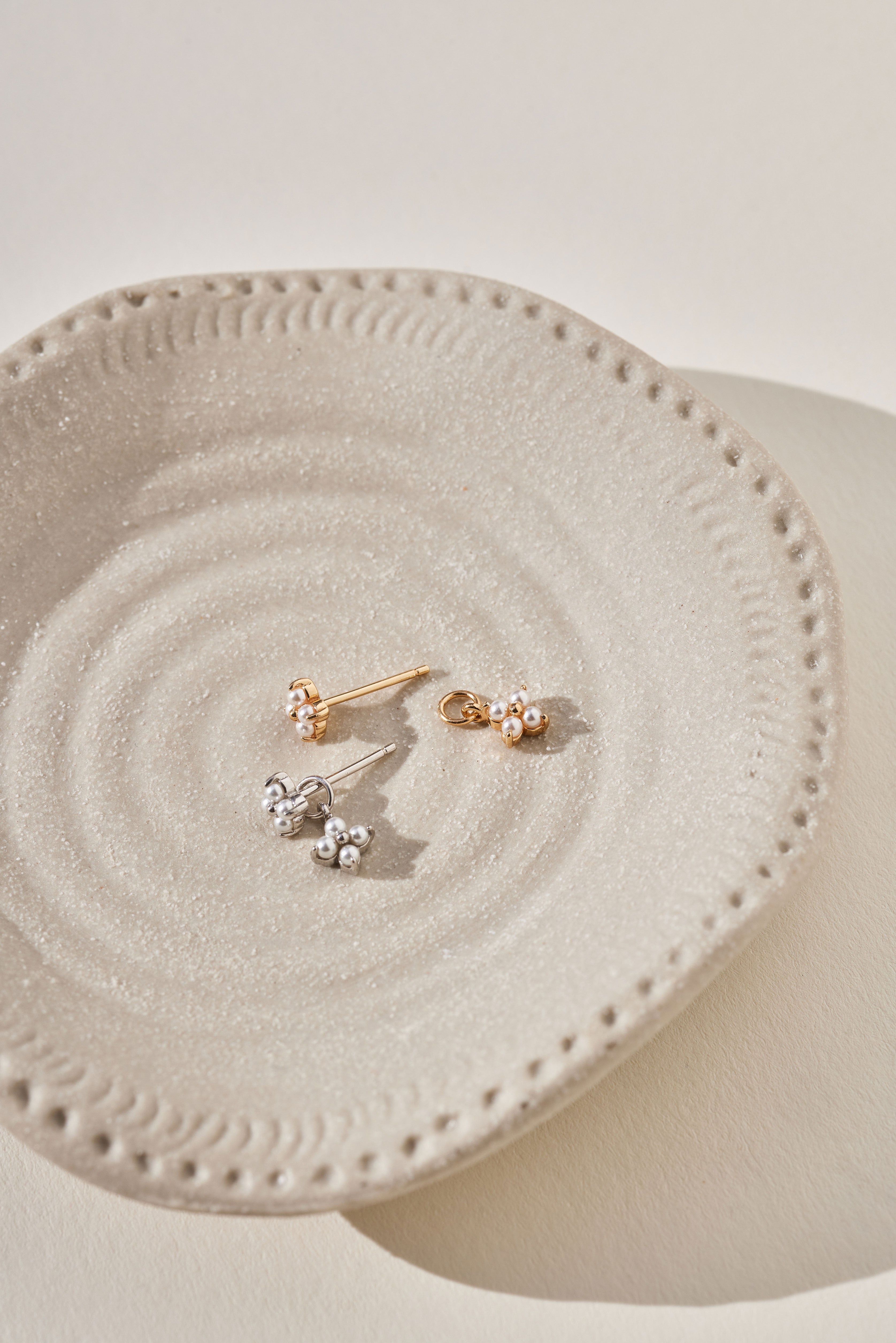 Clou d'oreille Alba - Argent