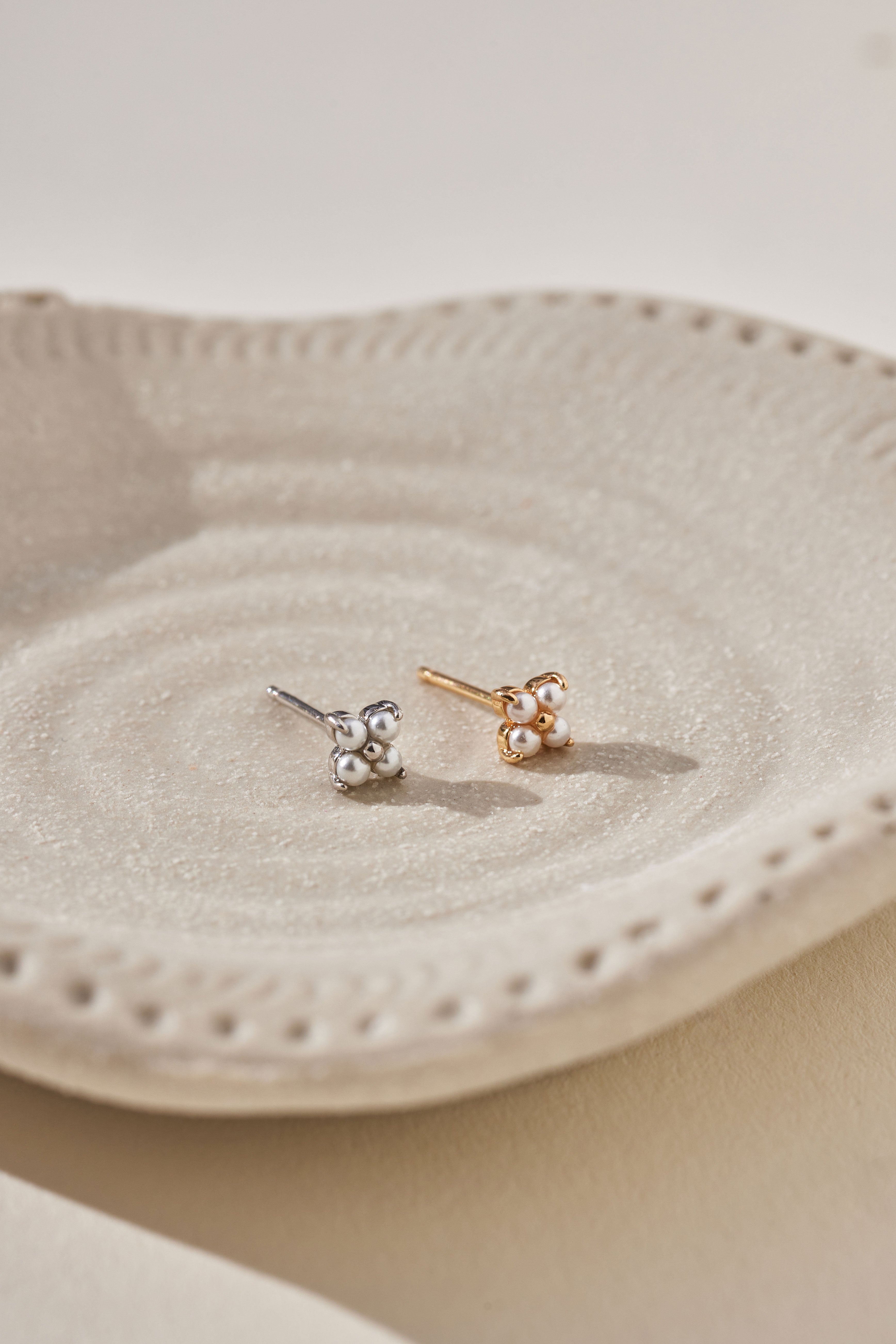 Clou d'oreille Alba - Argent