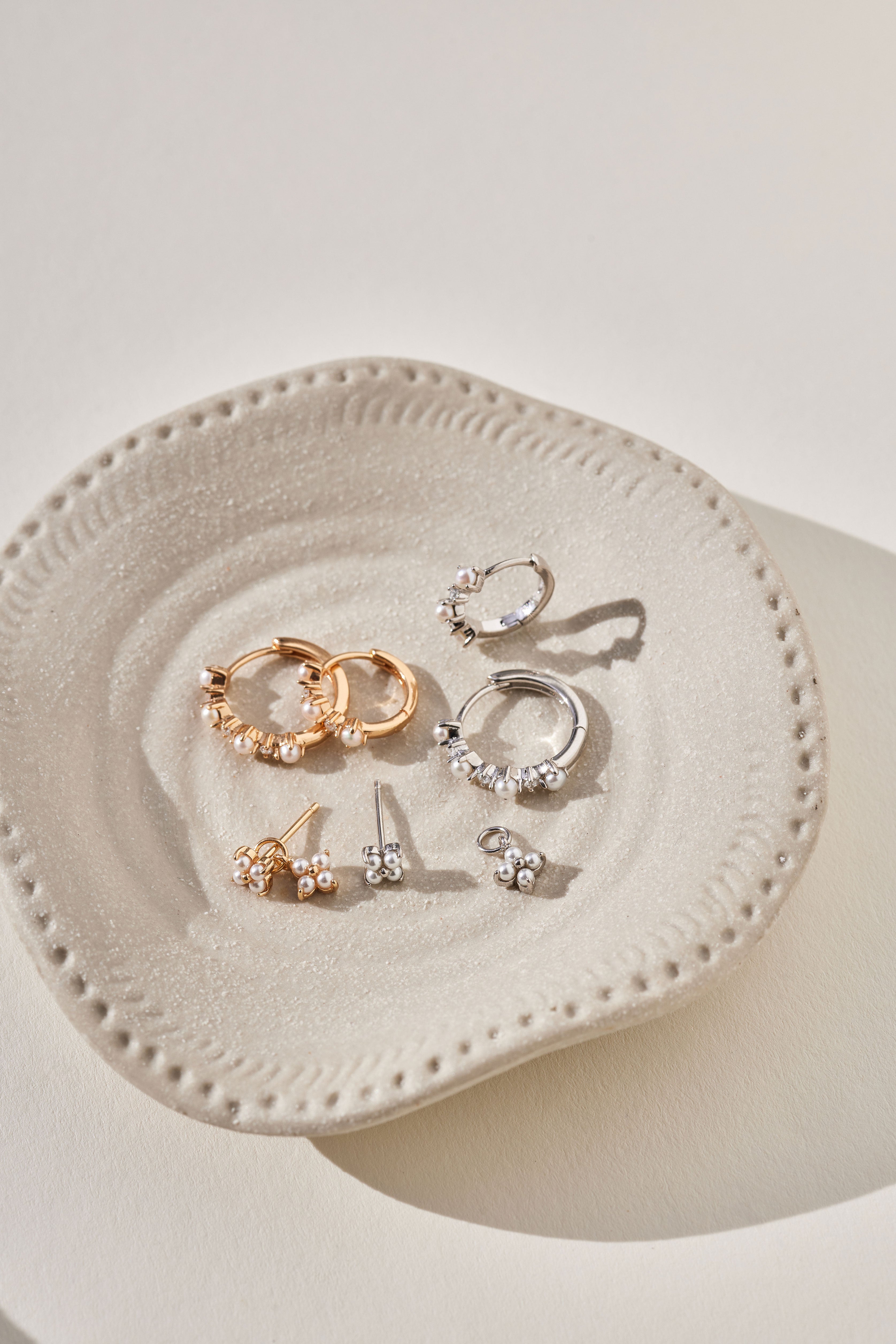 Clou d'oreille Alba - Argent