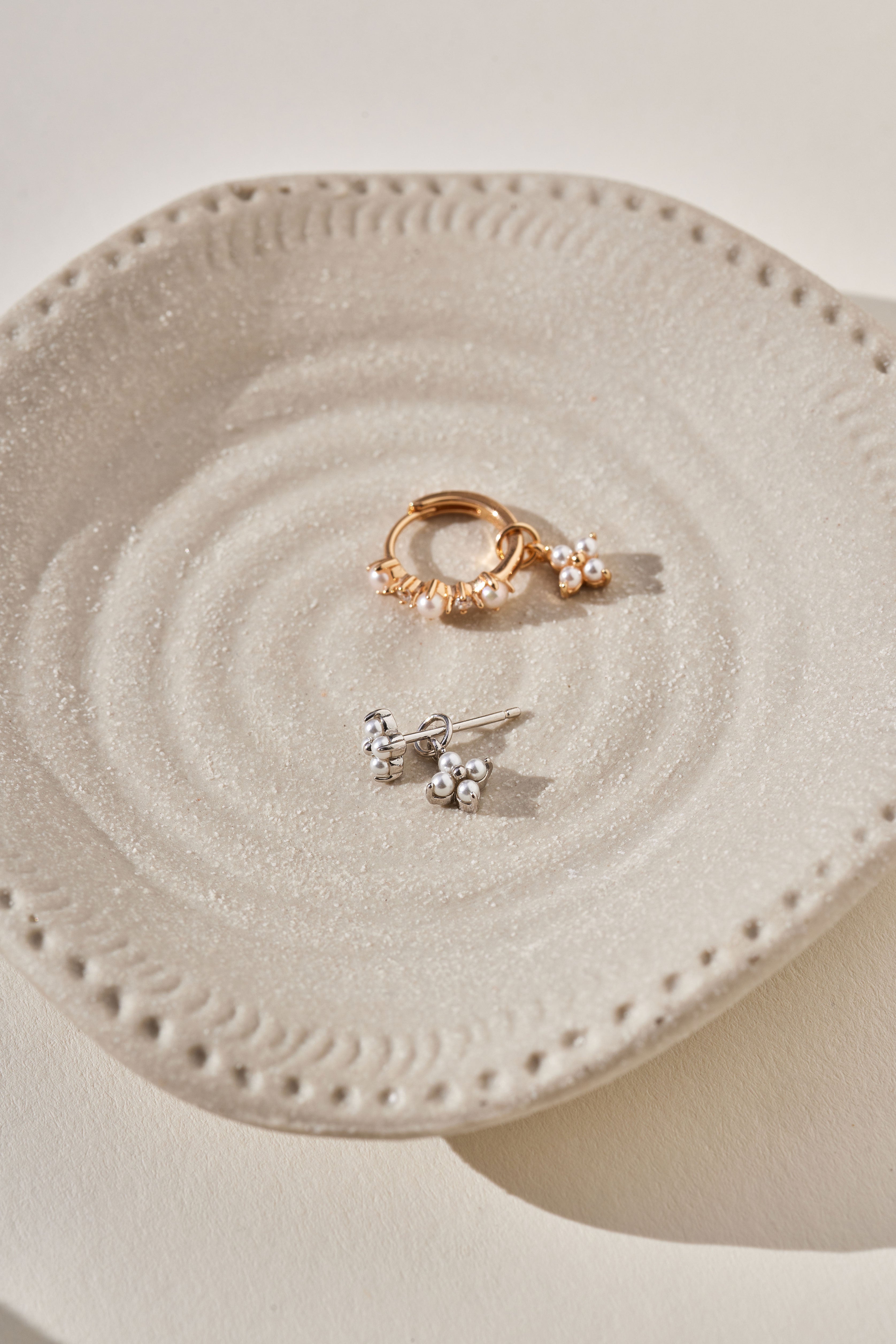 Clou d'oreille Alba - Argent