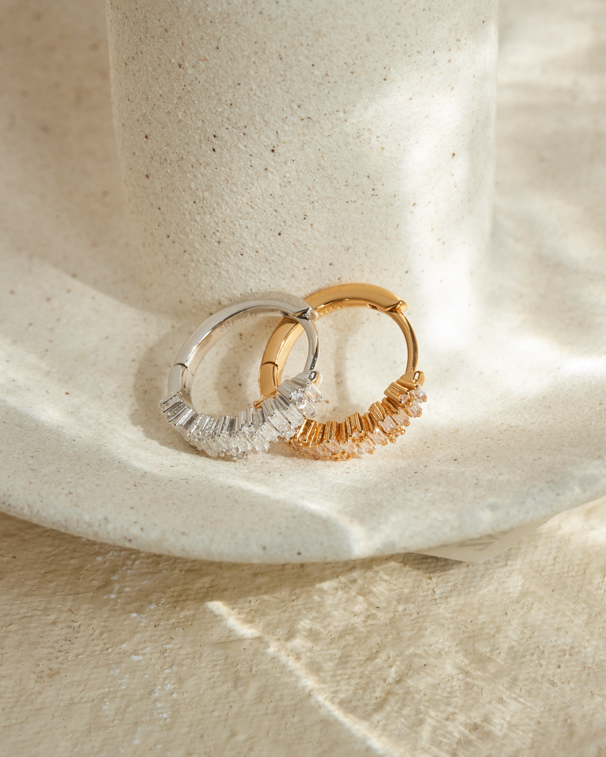 Ohrring Allegra (15 mm) - Silber