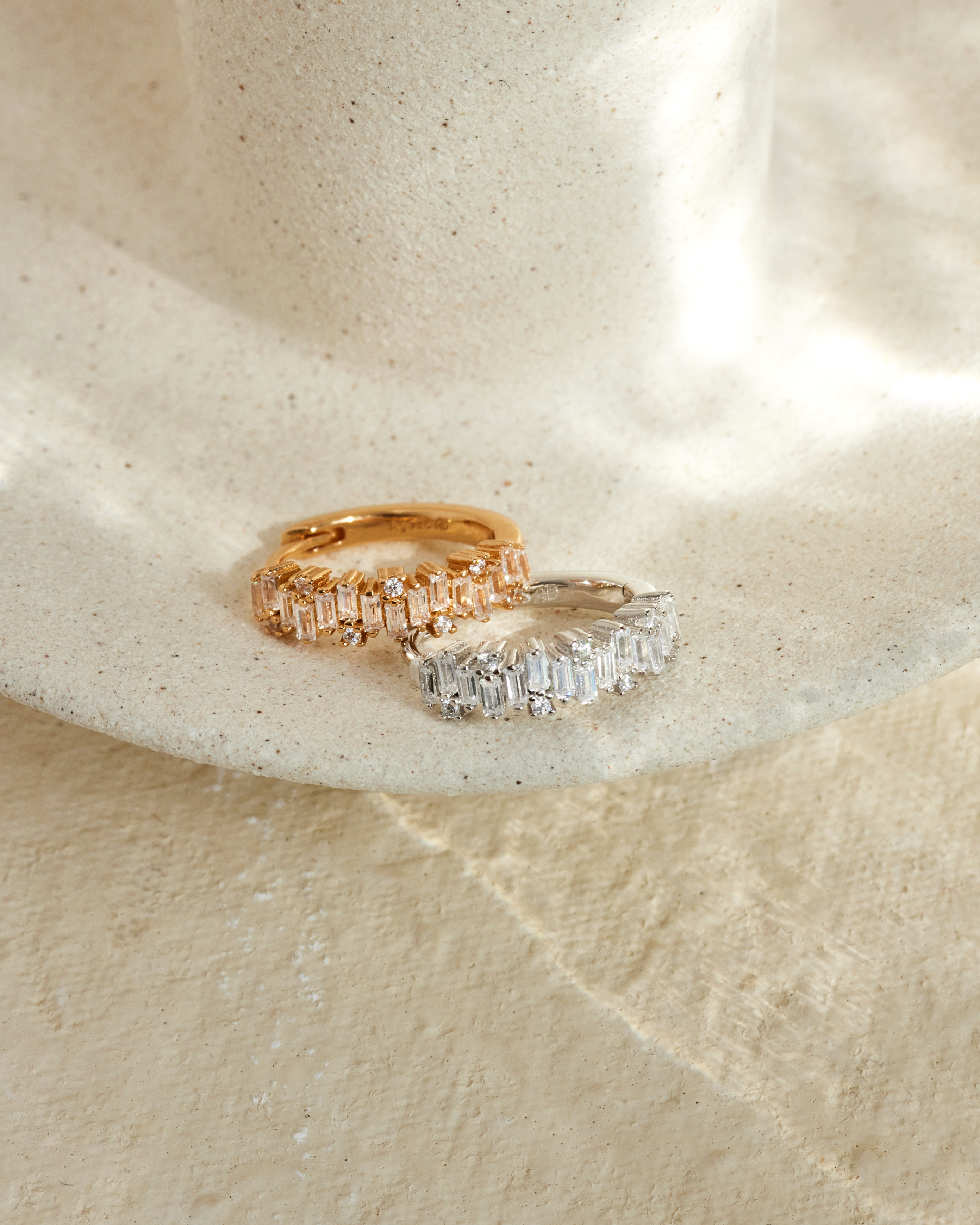 Ohrring Allegra (15 mm) - Silber