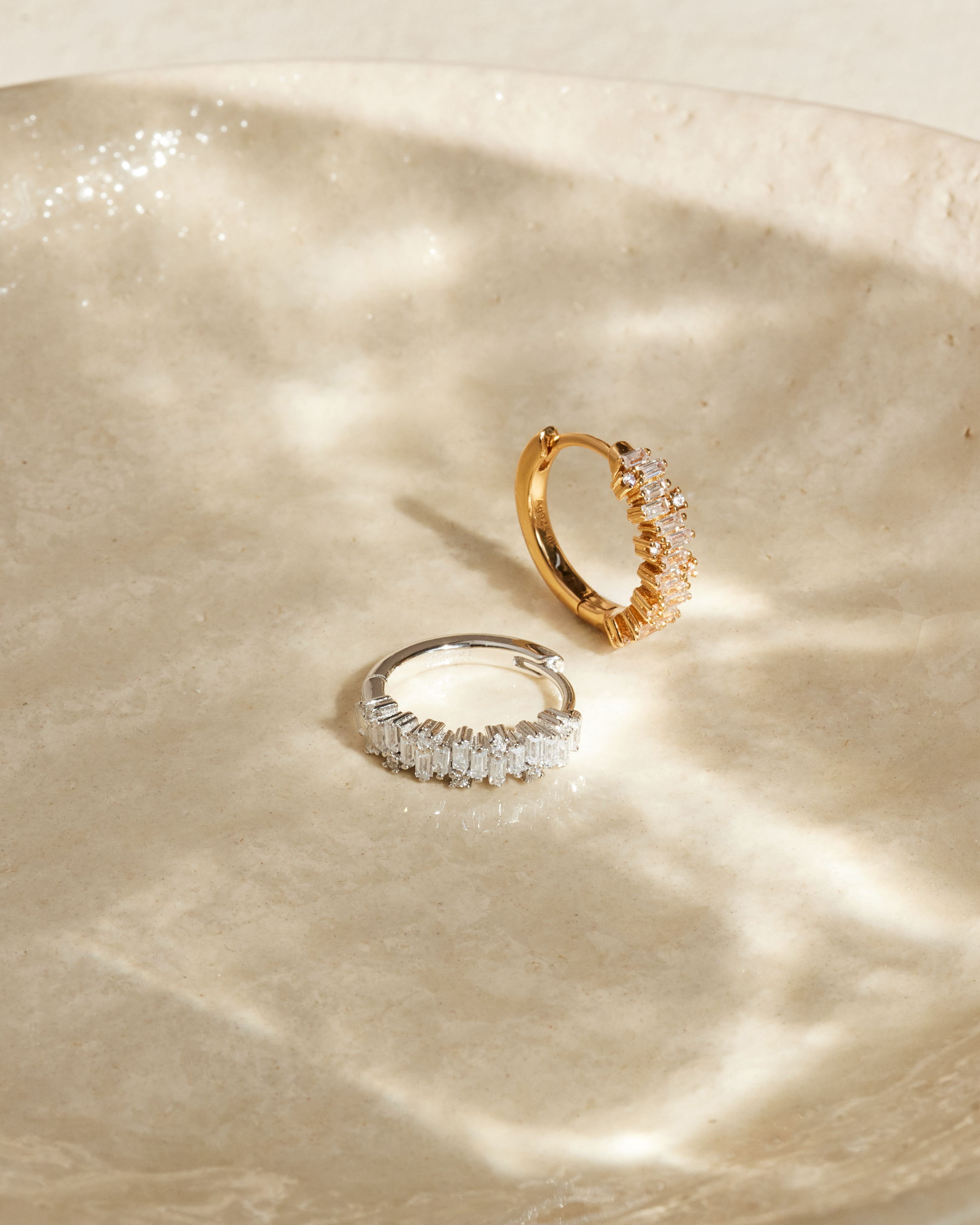 Ohrring Allegra (15 mm) - Silber