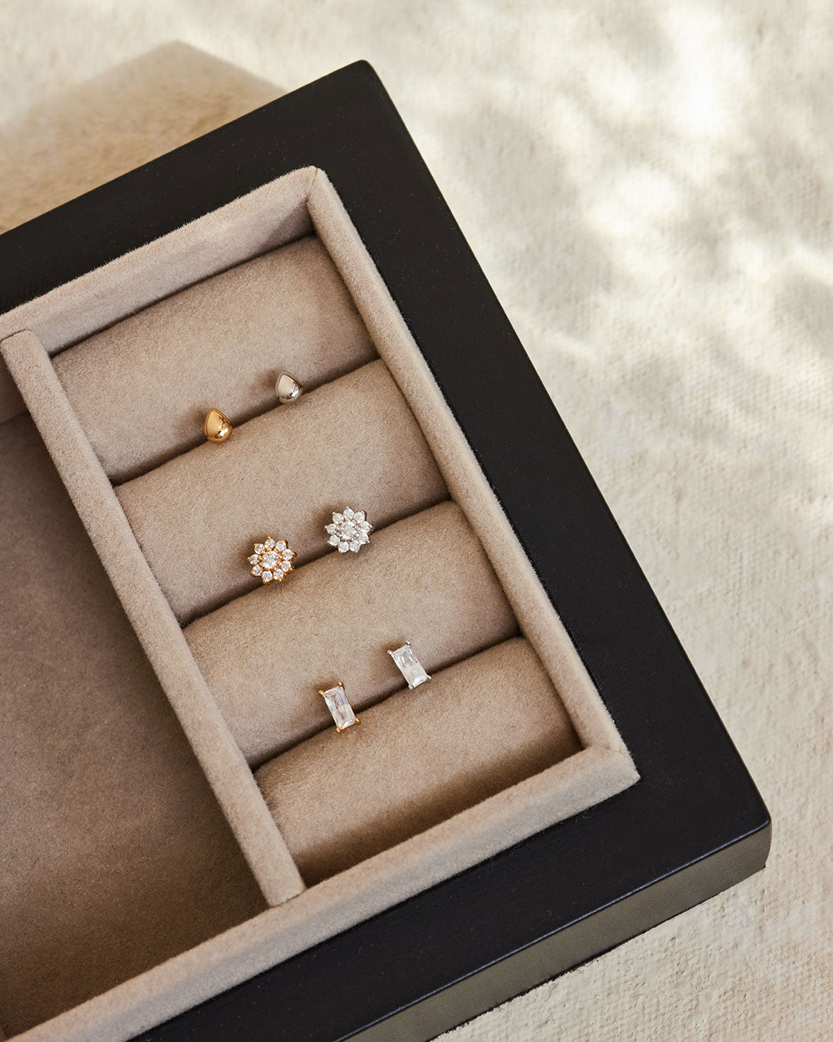 Ohrstecker Allegra - Champagnergold (vergoldet)