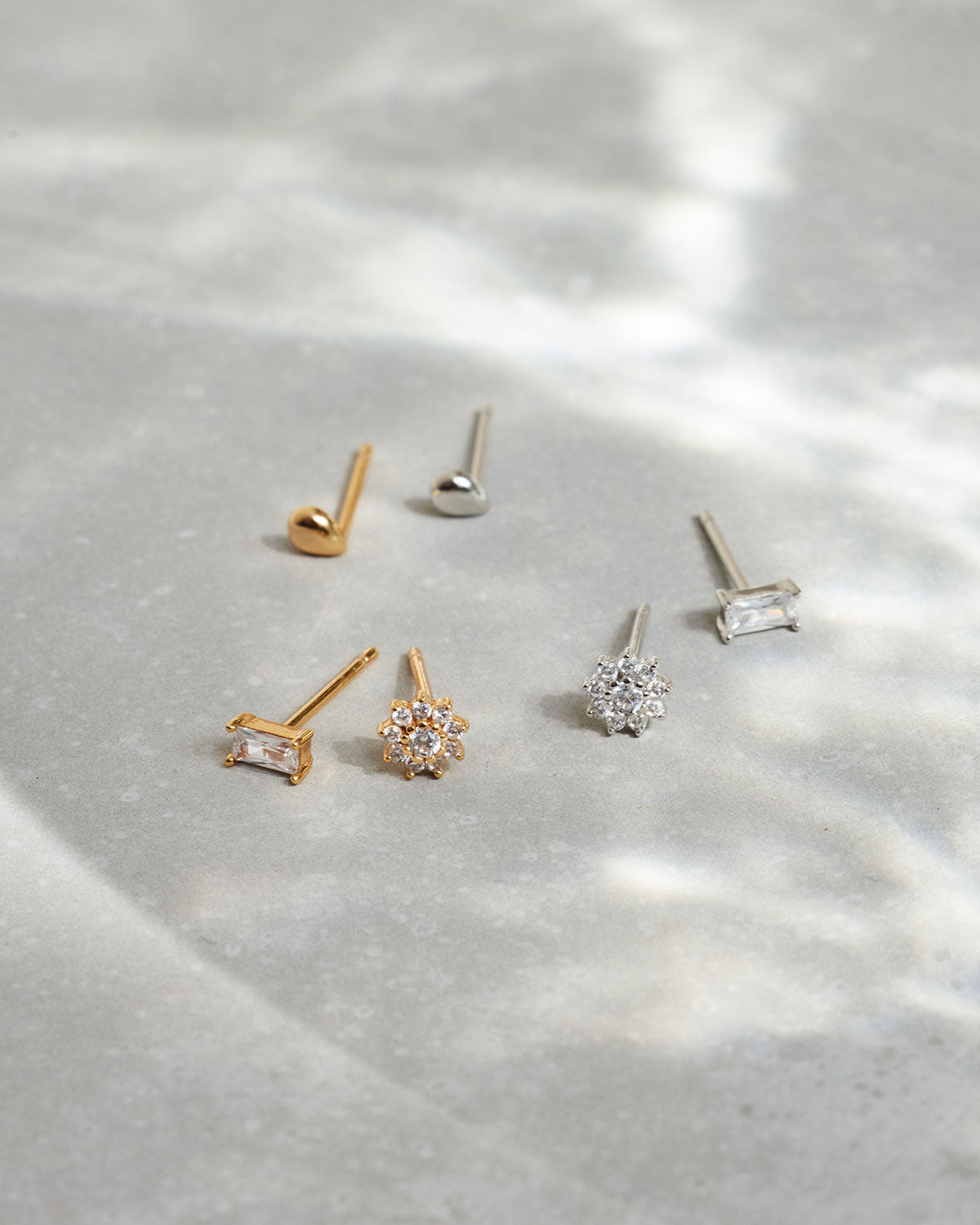 Ohrstecker Allegra - Champagnergold (vergoldet)