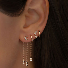 Ear Party #102 - Pfirsichgold (vergoldet)