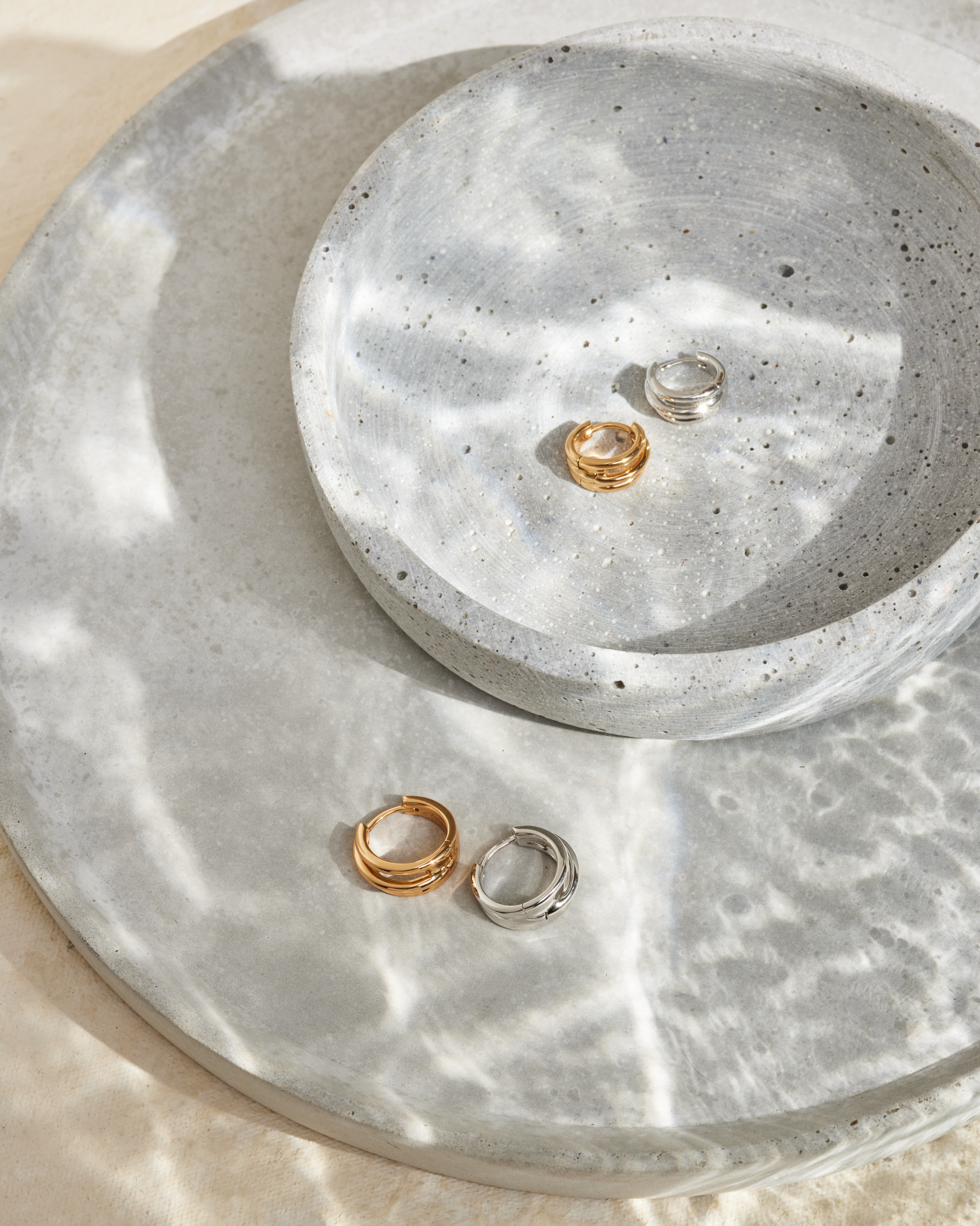 Boucle d'oreille Elysia (15mm) - Argent