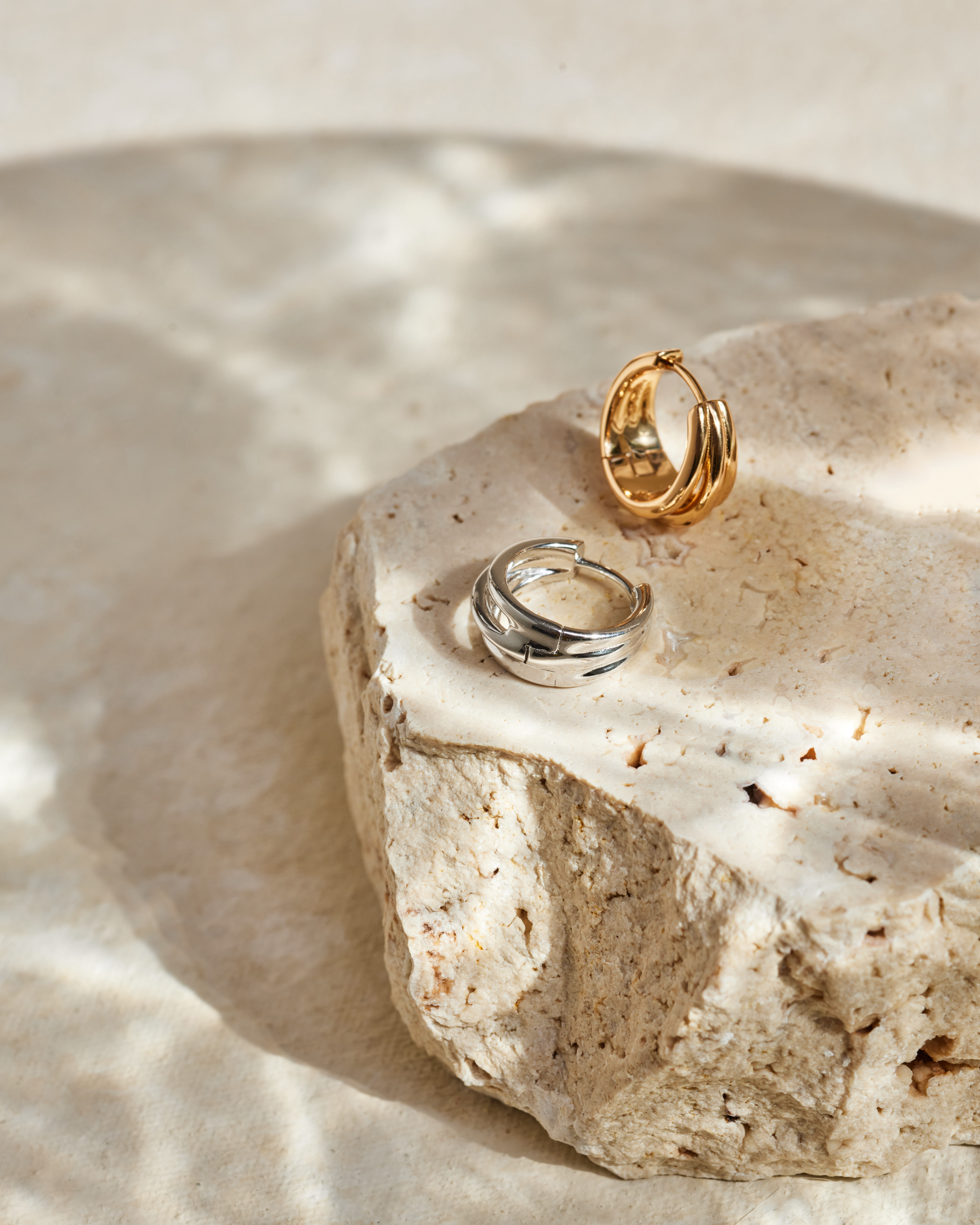 Boucle d'oreille Elysia (15mm) - Argent