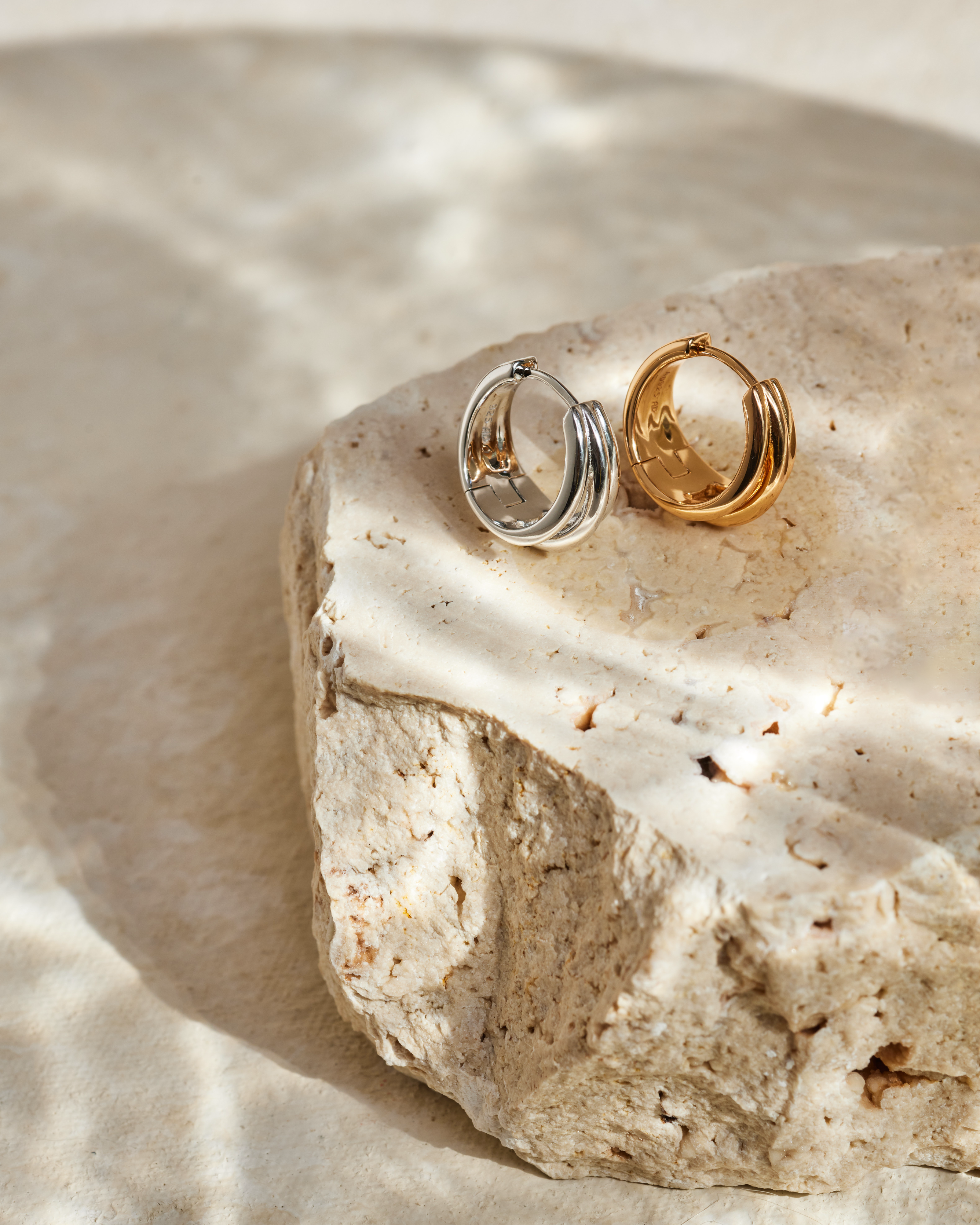 Boucle d'oreille Elysia (15mm) - Argent