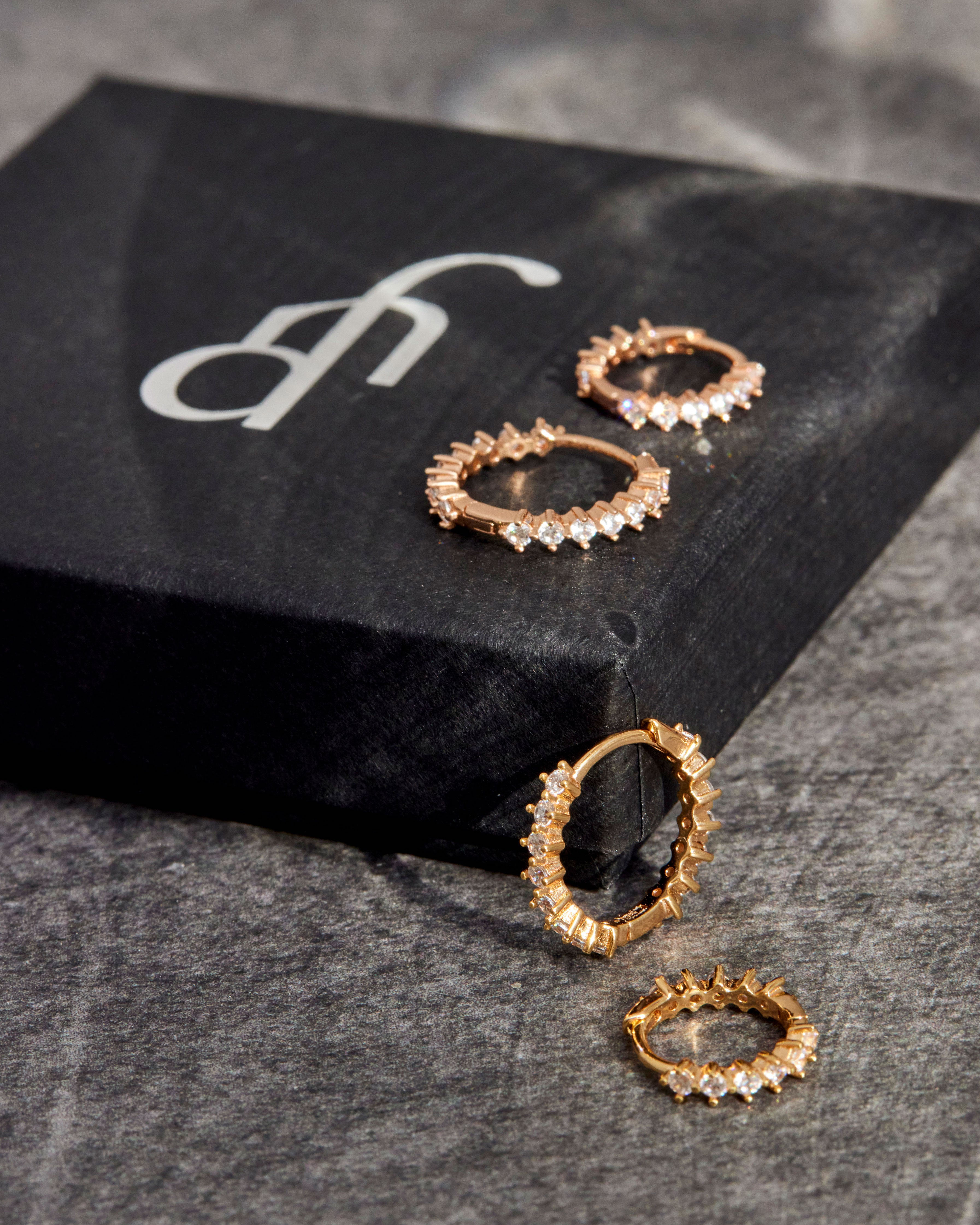Boucle d'oreille Gala (11.5mm) - Doré pêche