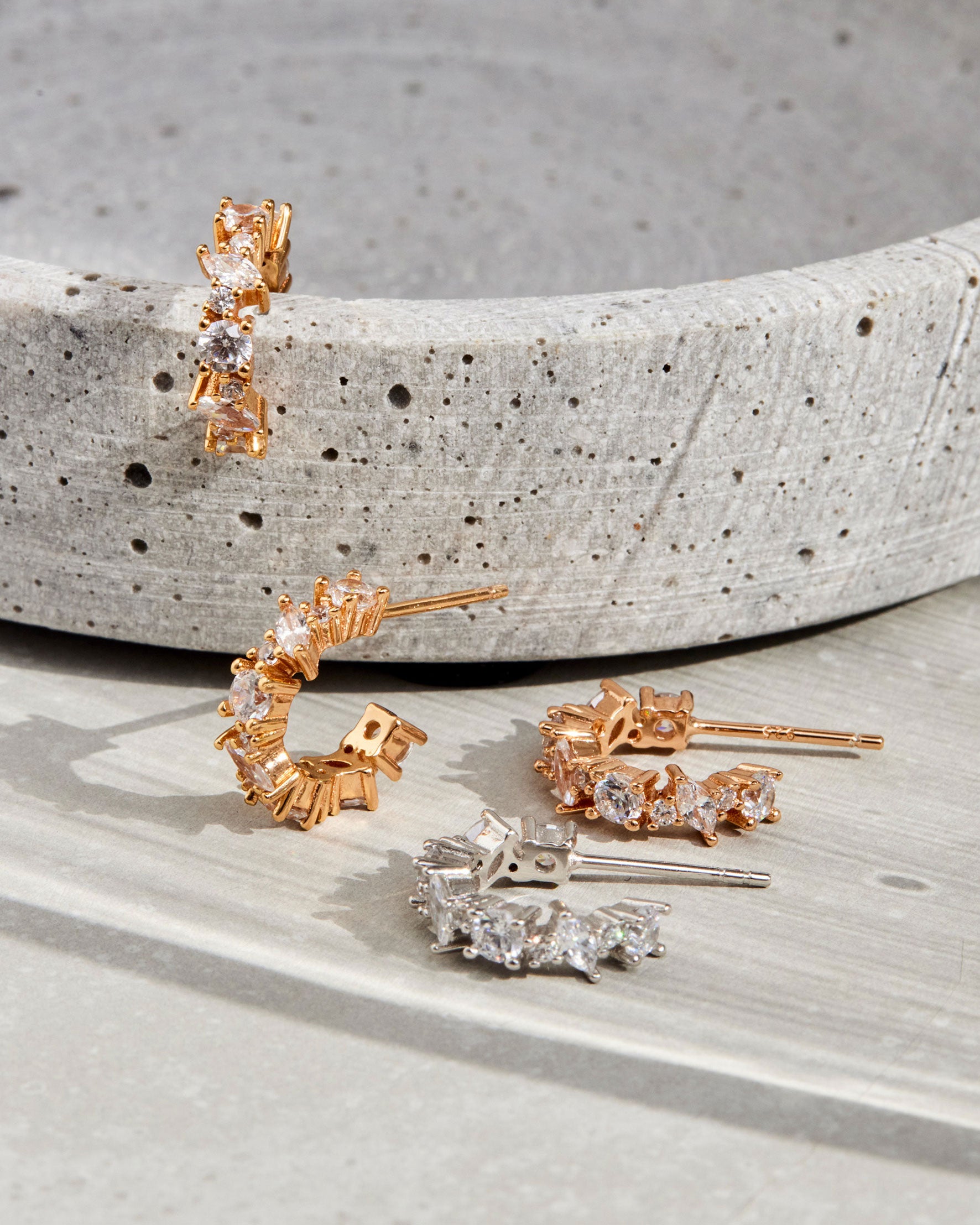 Ohrring Luisa - Pfirsichgold (vergoldet)