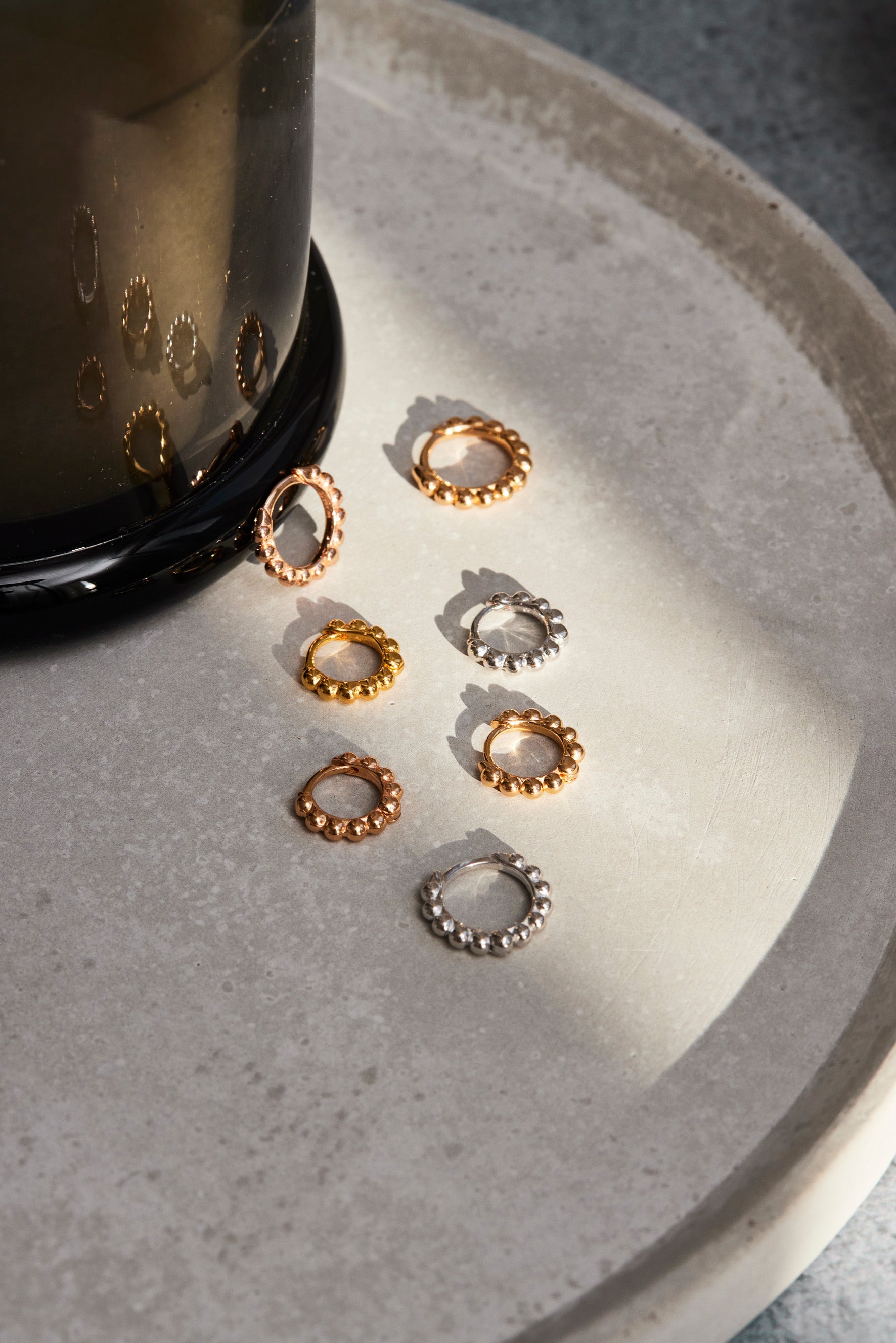 Boucle d'oreille Flora - Argent