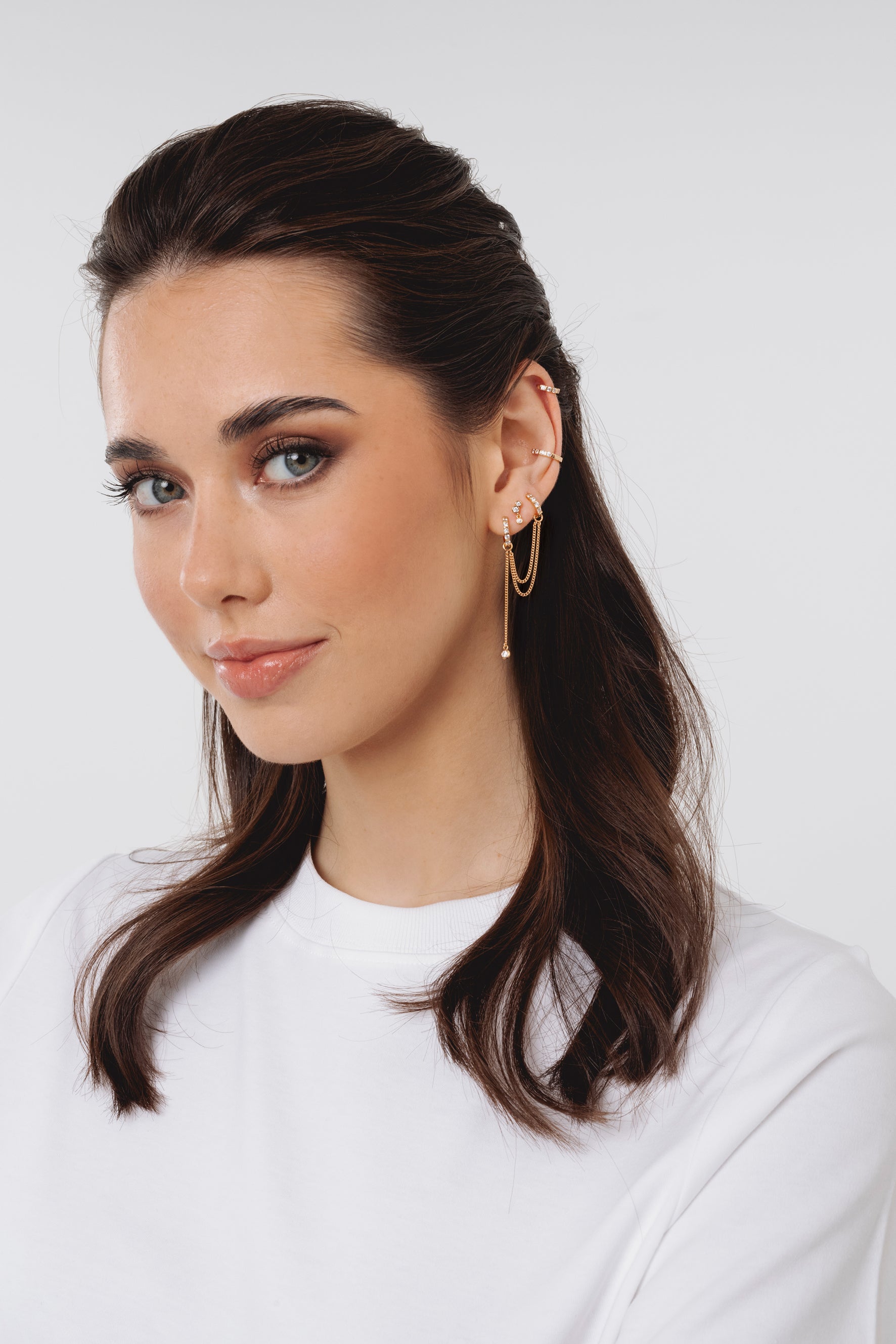 Ohrring Cleo (12.5 mm) - Champagnergold (vergoldet)