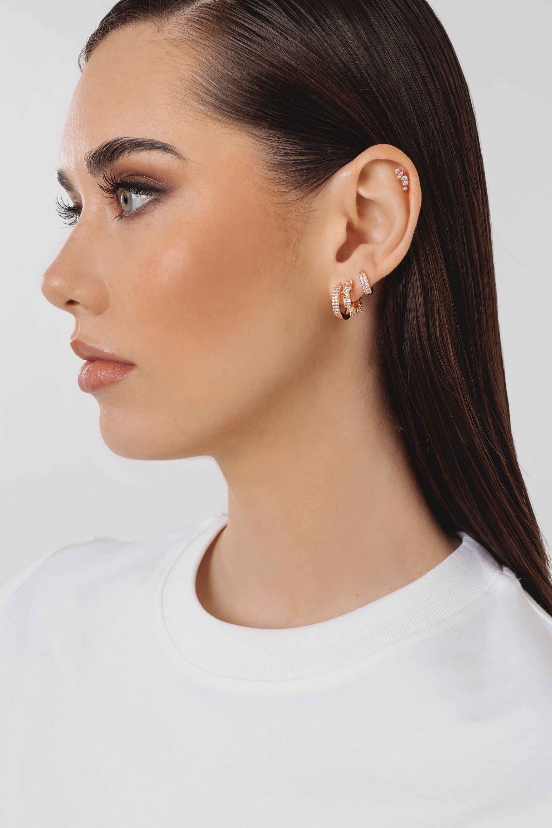 Ohrring Luisa - Pfirsichgold (vergoldet)