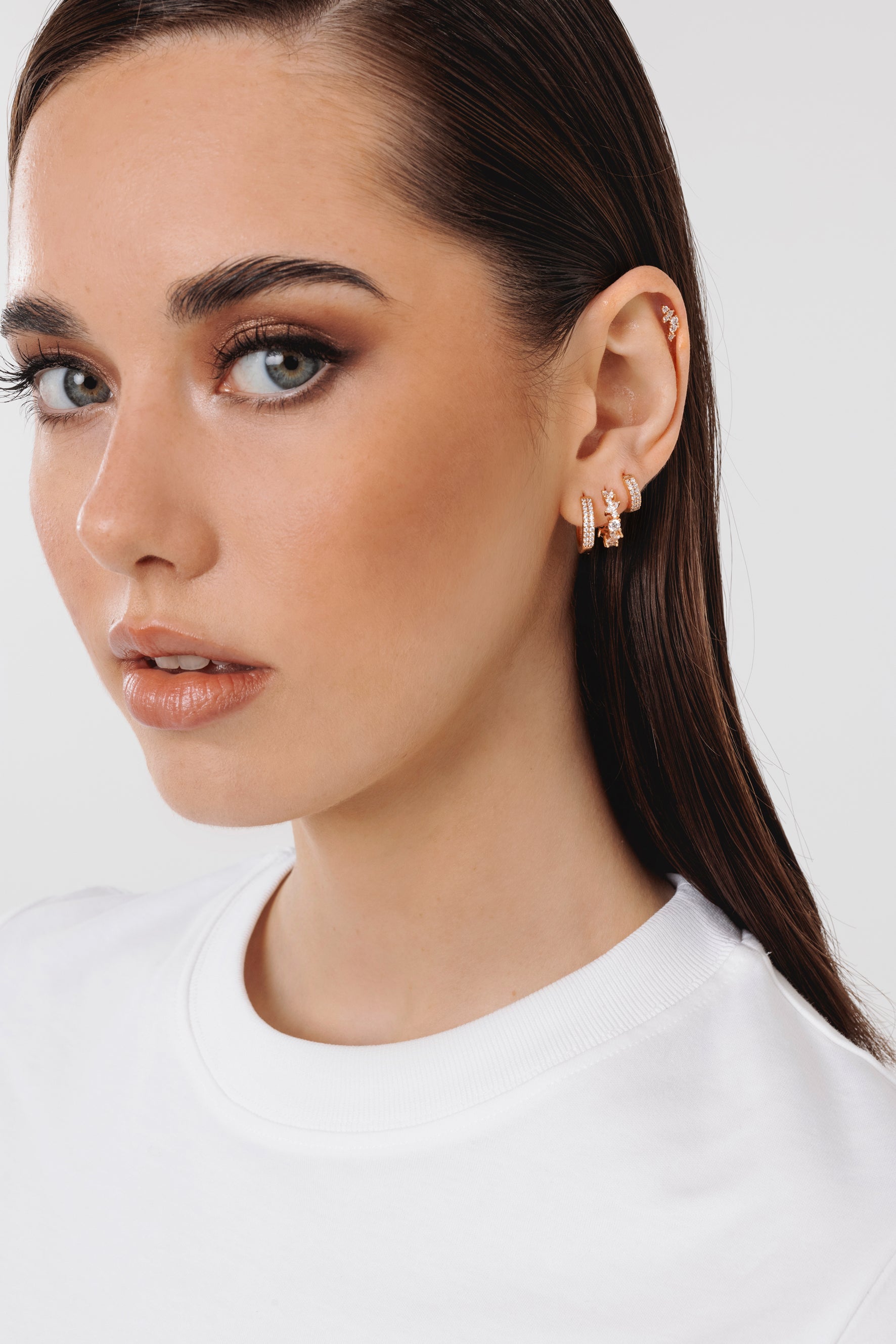 Ohrring Luisa - Pfirsichgold (vergoldet)