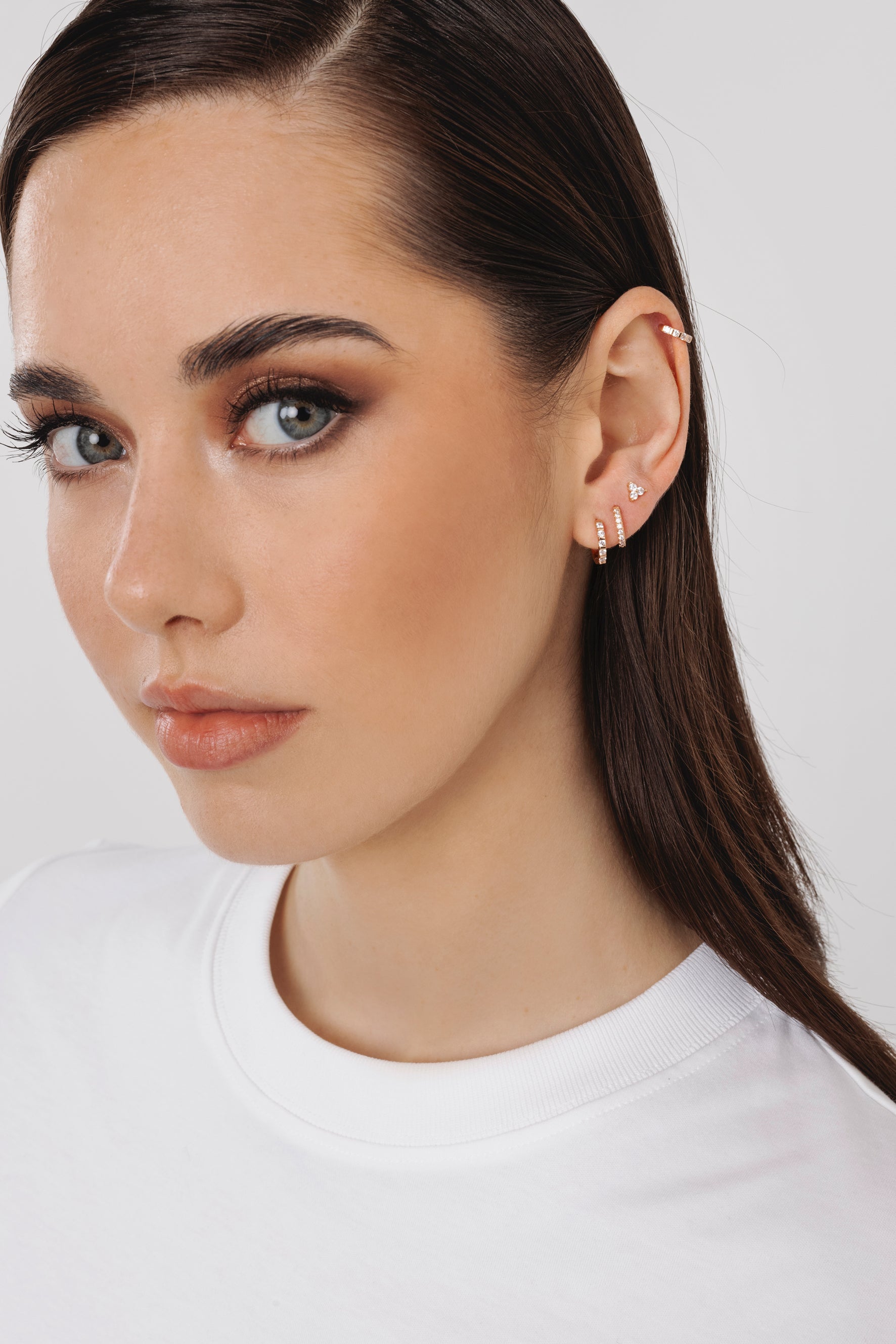 Ohrring Cleo (12.5 mm) - Pfirsichgold (vergoldet)