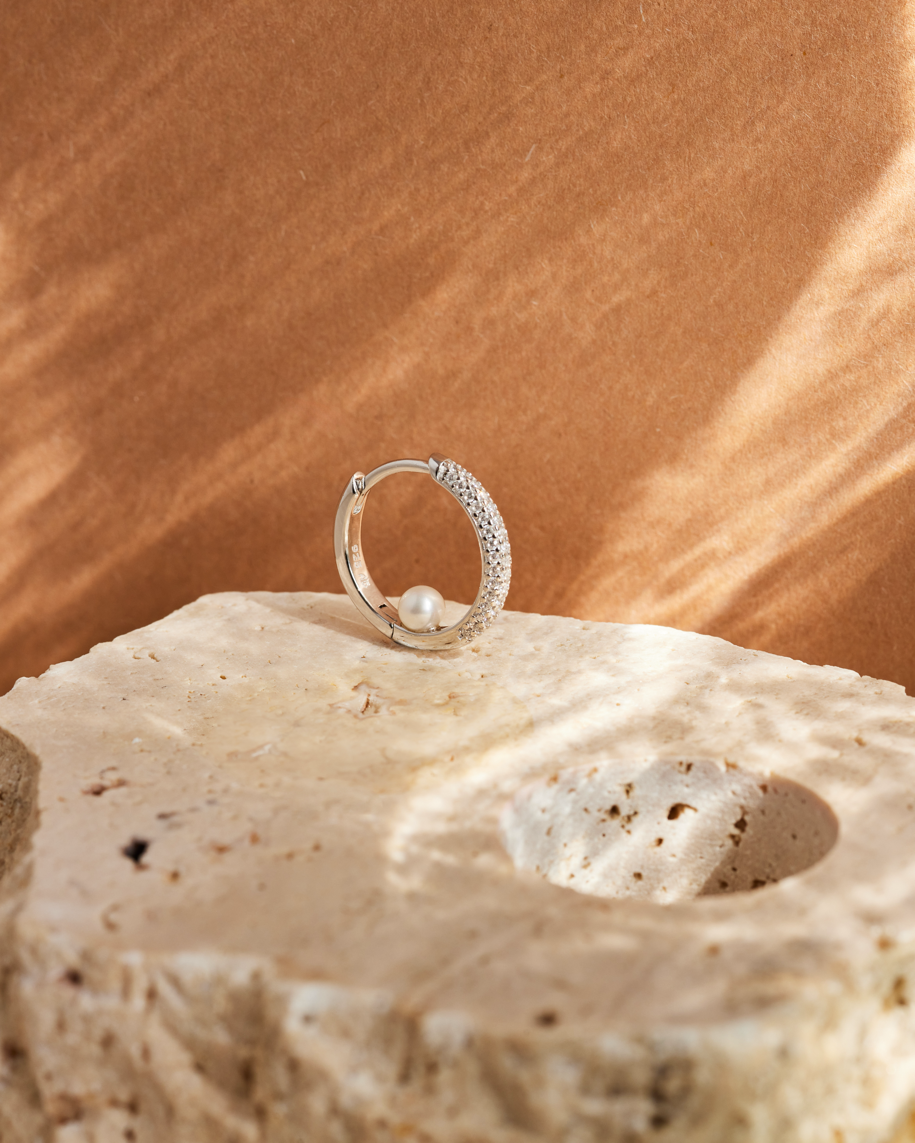 Boucle d'oreille Yumi - Argent