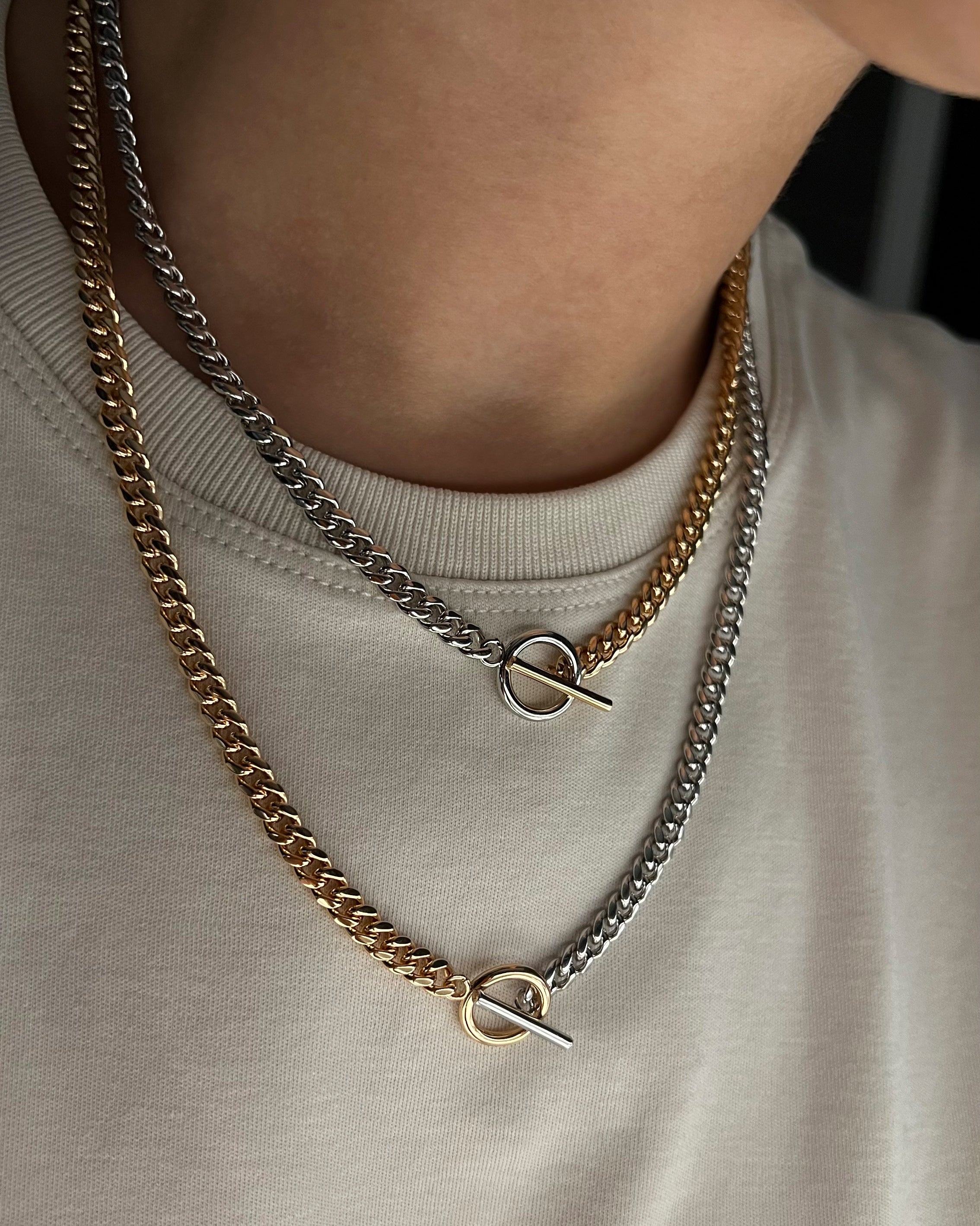 Halskette Yuna - Champagnergold (vergoldet)