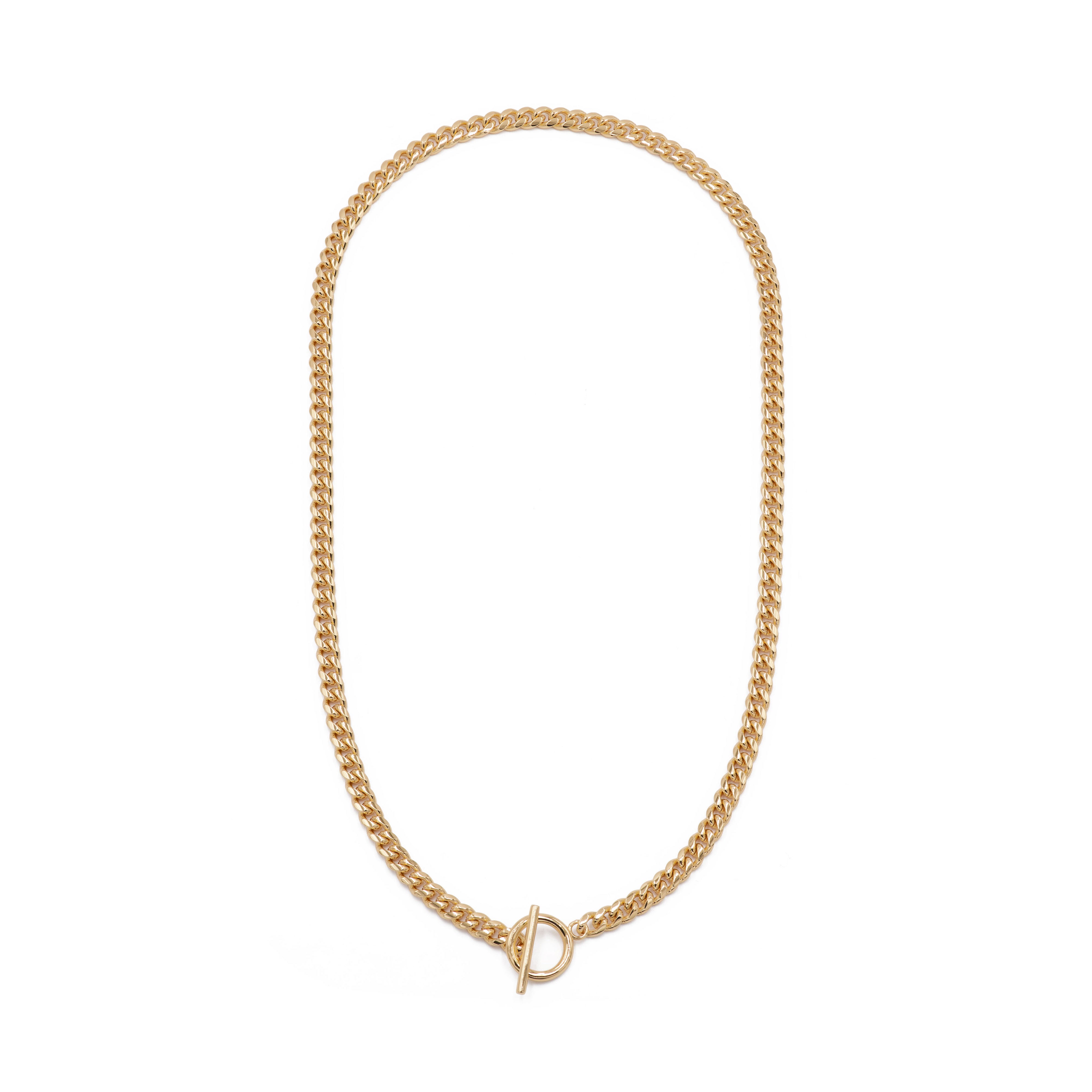 Halskette Yuna - Champagnergold (vergoldet)