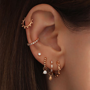 Ear Party #78 - Pfirsichgold (vergoldet)