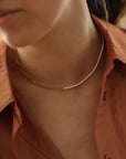 Halskette Amra - Gelbgold (vergoldet)