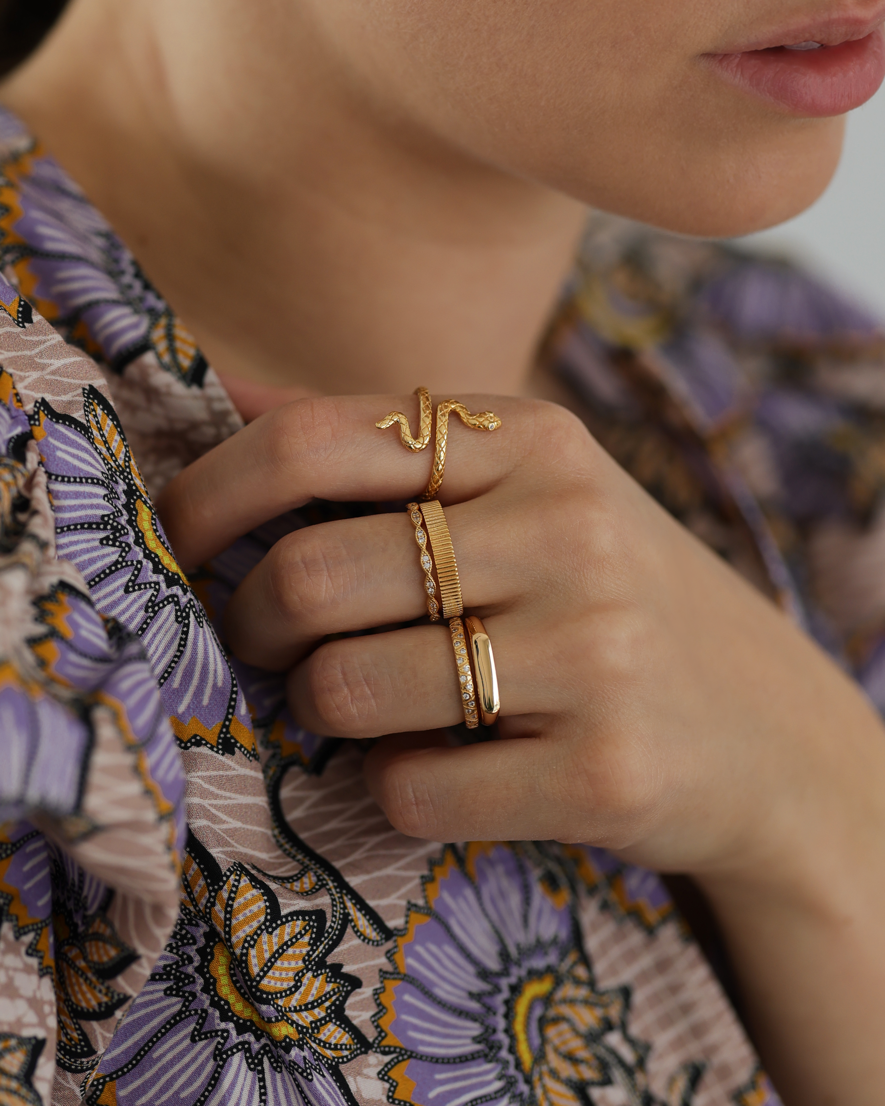 Ring Kim - Gelbgold (vergoldet)