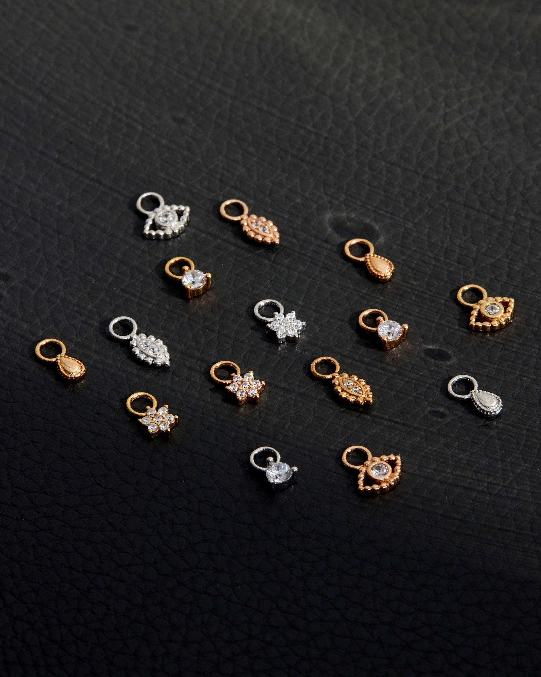 Charm Izel - Pfirsichgold (vergoldet)