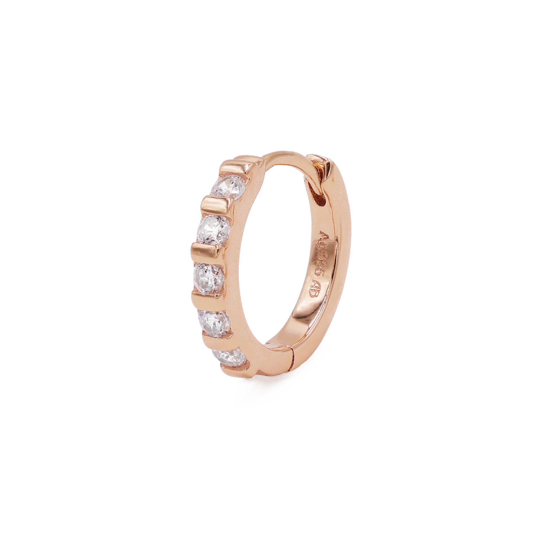 Ohrring Cleo (12.5 mm) - Pfirsichgold (vergoldet)