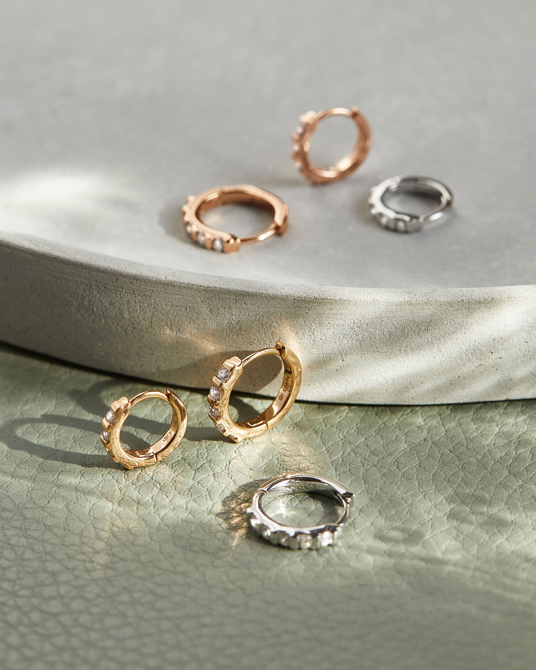 Ohrring Cleo (12.5 mm) - Champagnergold (vergoldet)