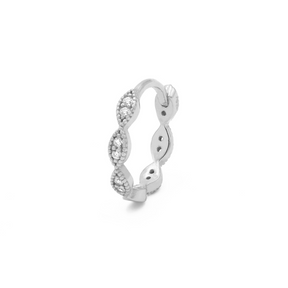 Boucle d'oreille Nina - Argent