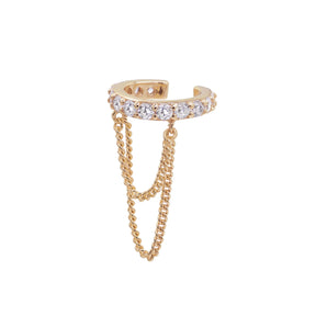 Ear Cuff Sophia - Doré champagne
