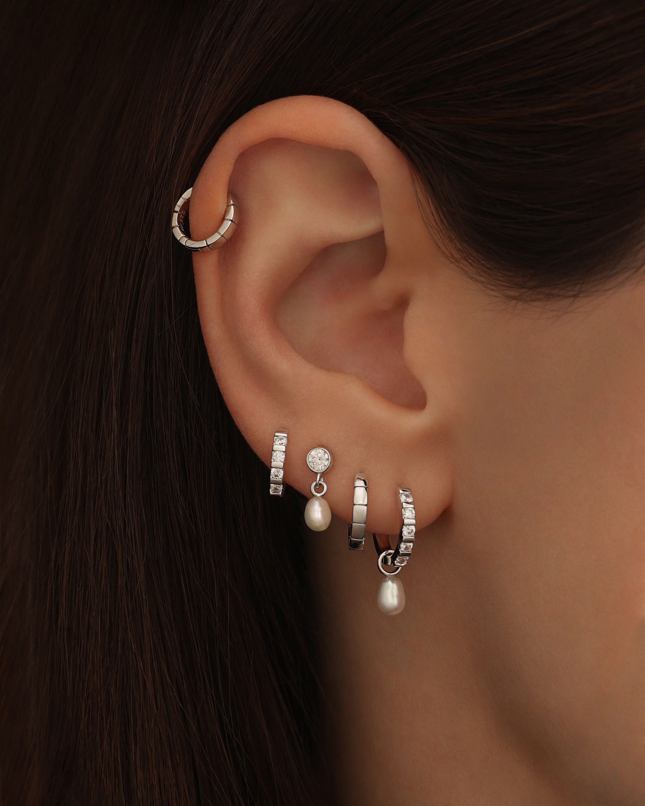 Ohrring Cleo (12.5 mm) - Silber