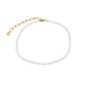 Chaîne de cheville Elena - Doré champagne