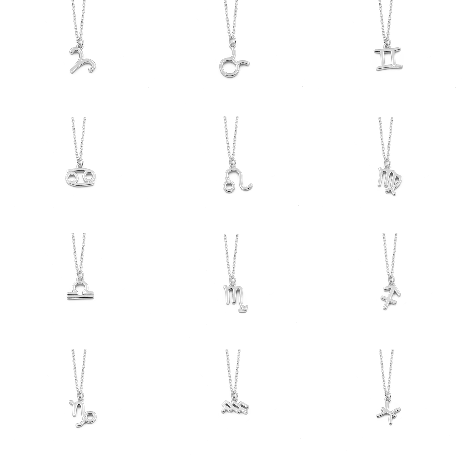 Halskette Sternzeichen - Silber