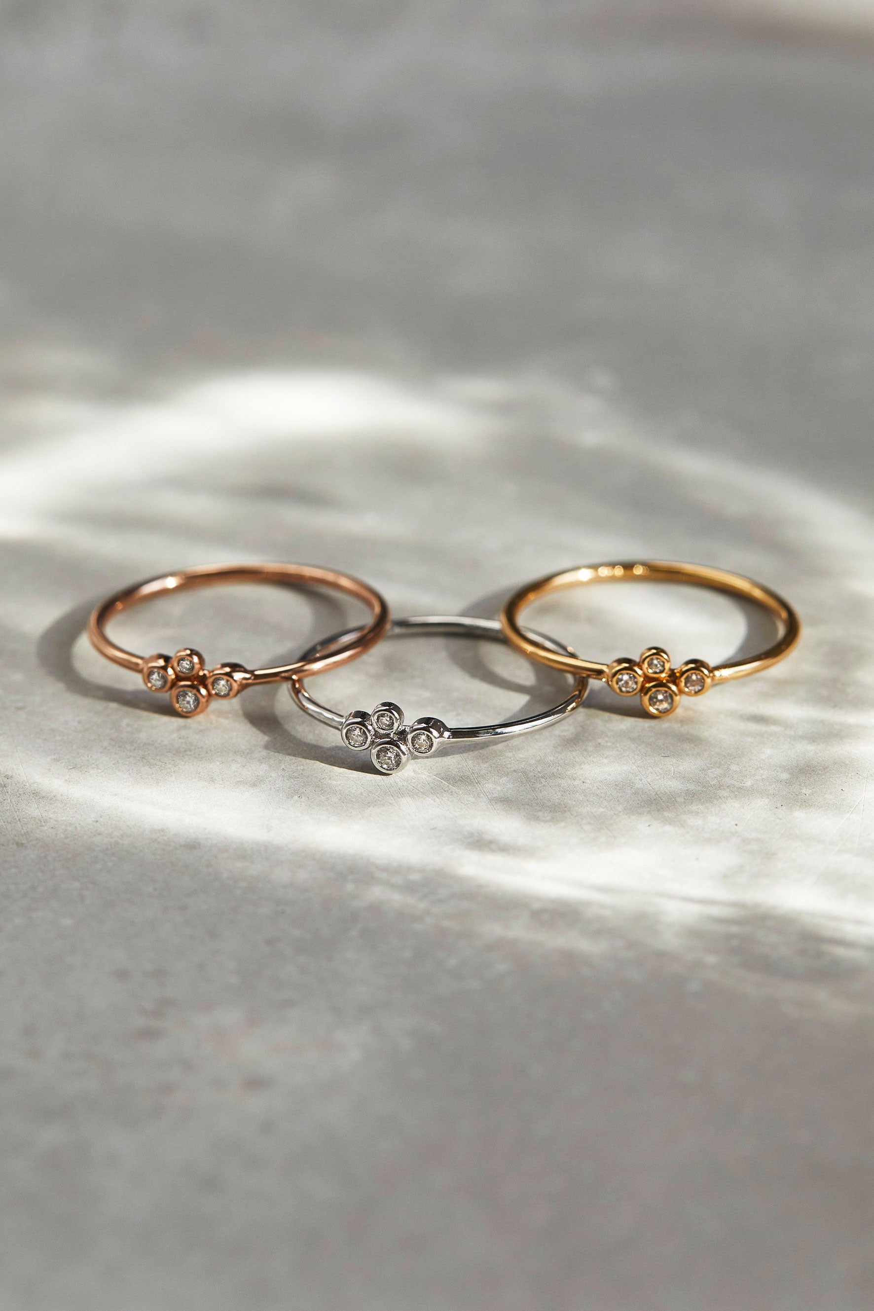 Ring Lou - Champagnergold (vergoldet)