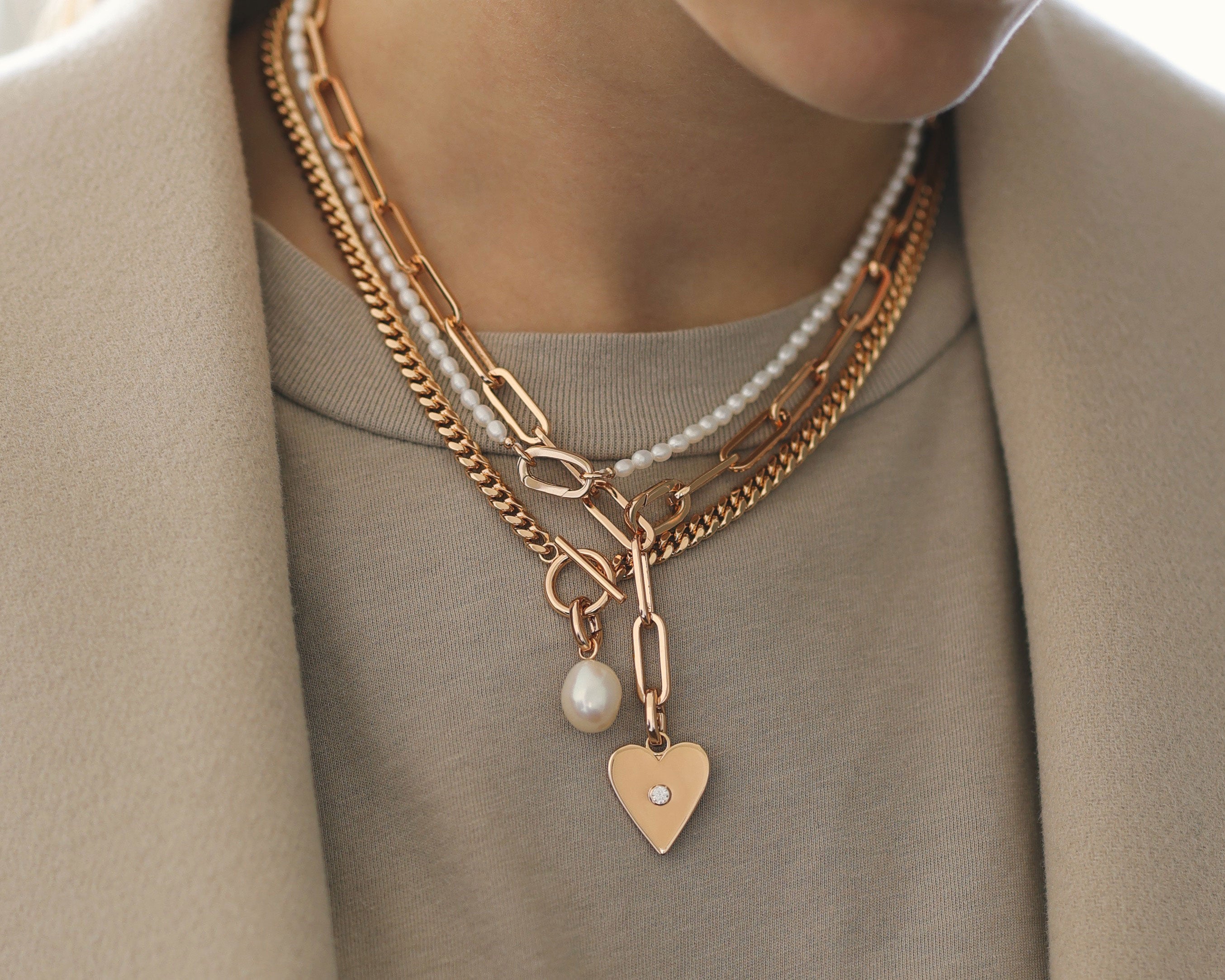 Collier Yuna - Doré pêche