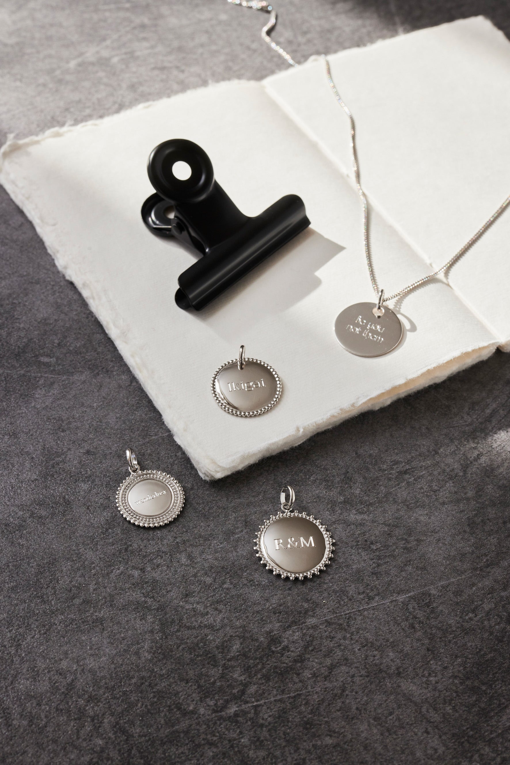 Pendentifs à graver - Argent