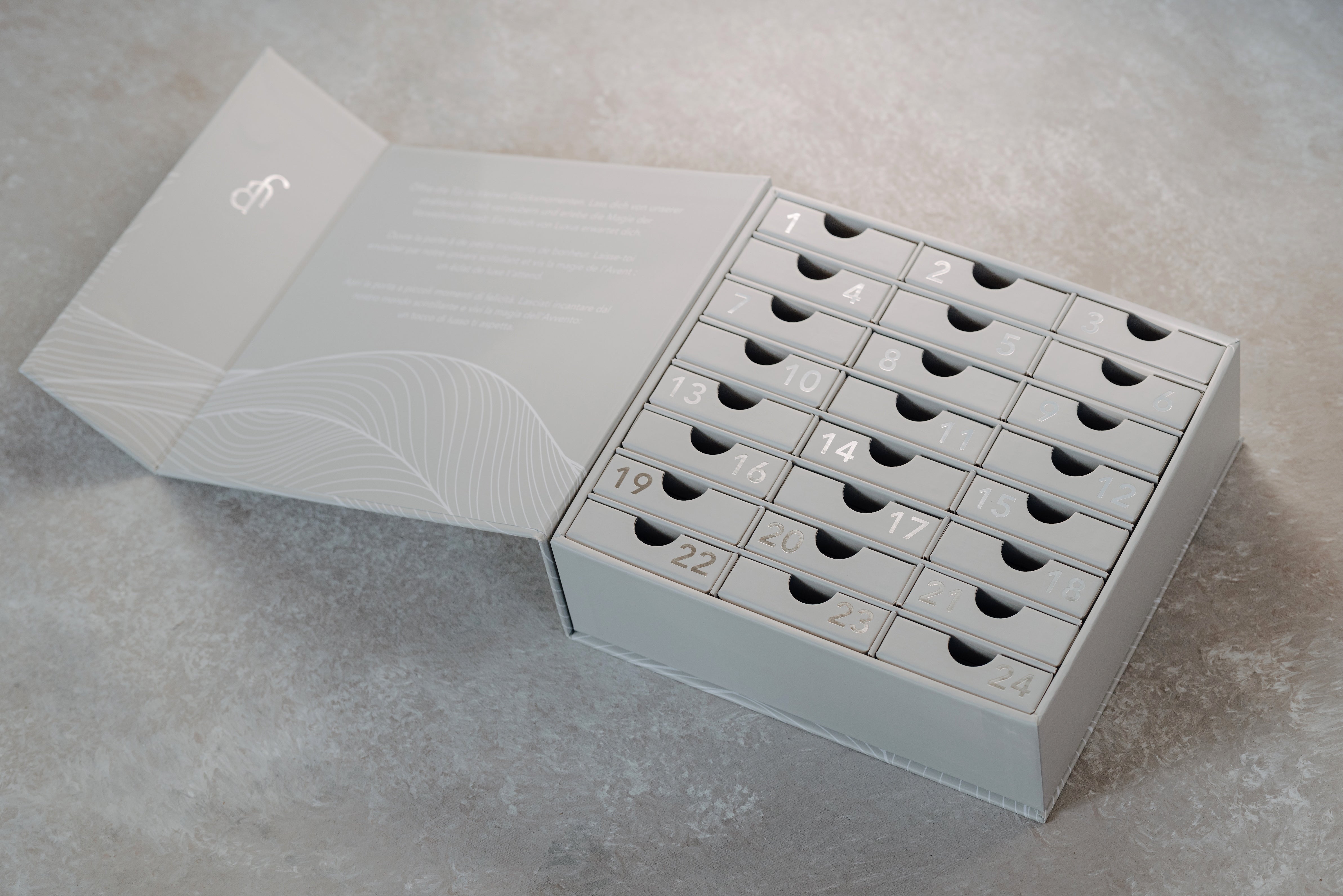 Calendrier de l&#39;Avent 2025 / À composer - Argent