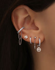 Boucle d'oreille Cleo (10mm) - Argent