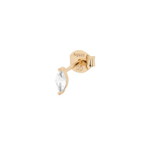 Ohrstecker Adeline - Champagnergold (vergoldet)
