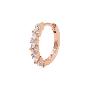 PU / Ohrring Aida (15.5 mm) - Pfirsichgold (vergoldet)