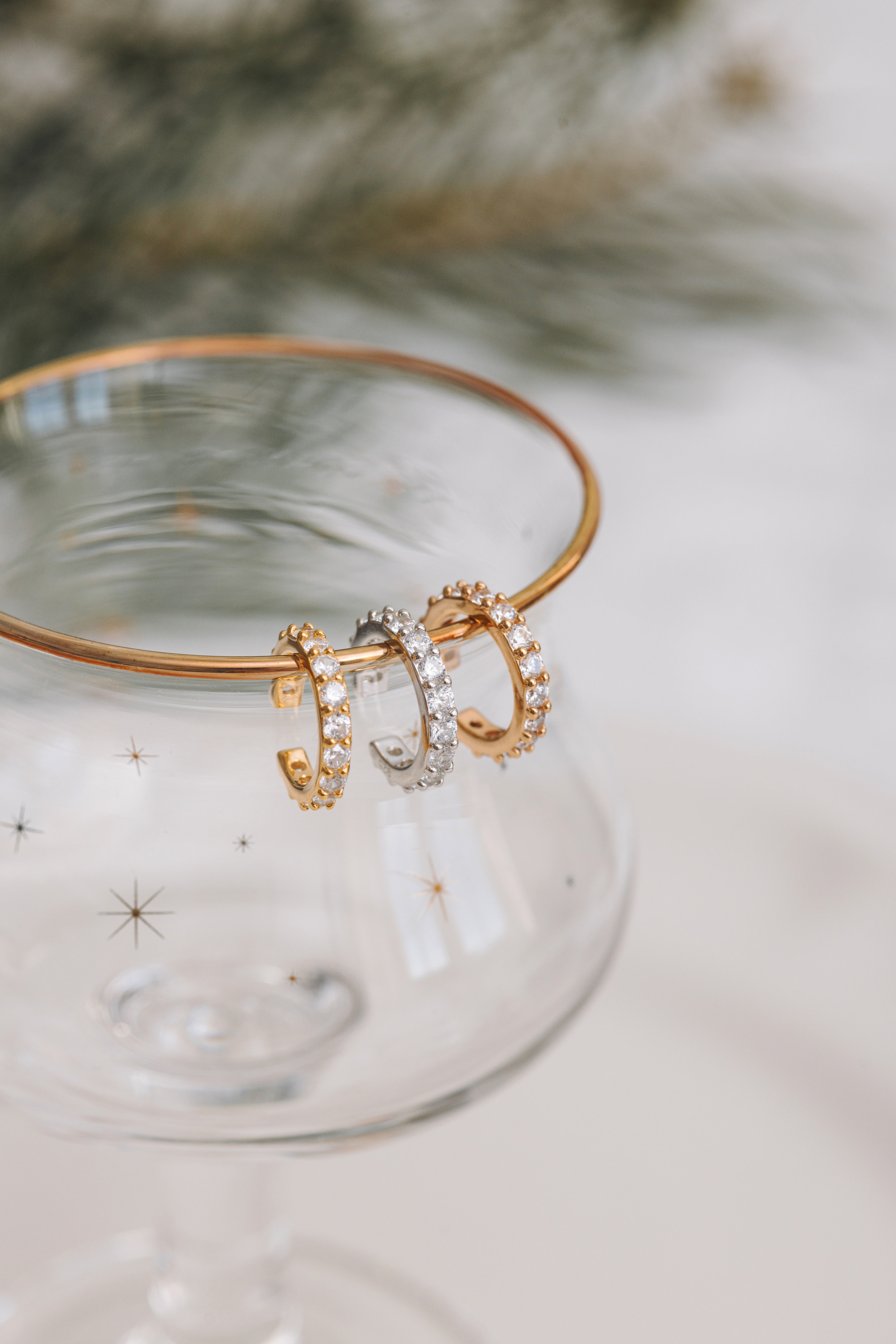 Ear Cuff Aura - Doré champagne