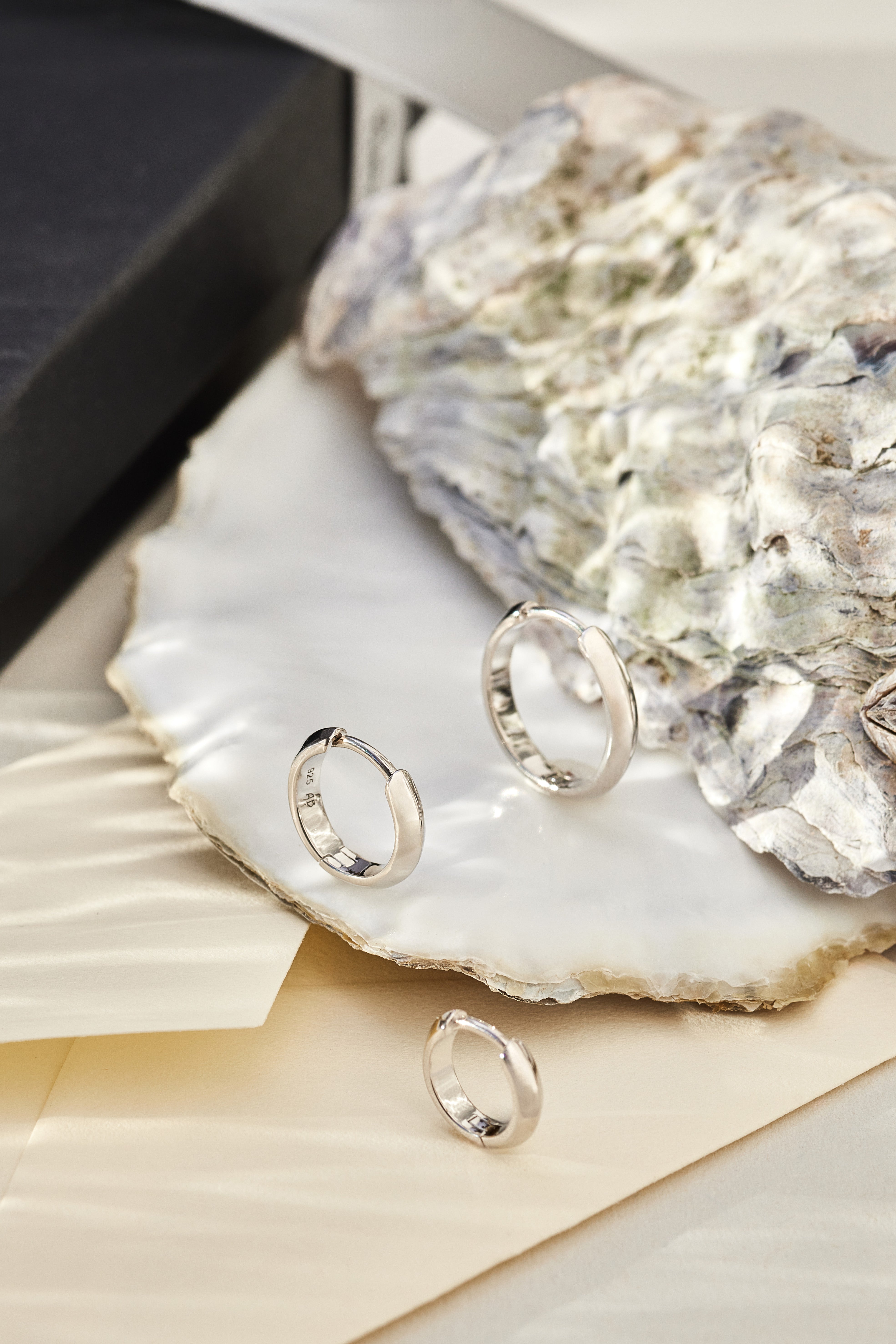 Ohrring Billie (15 mm) - Silber