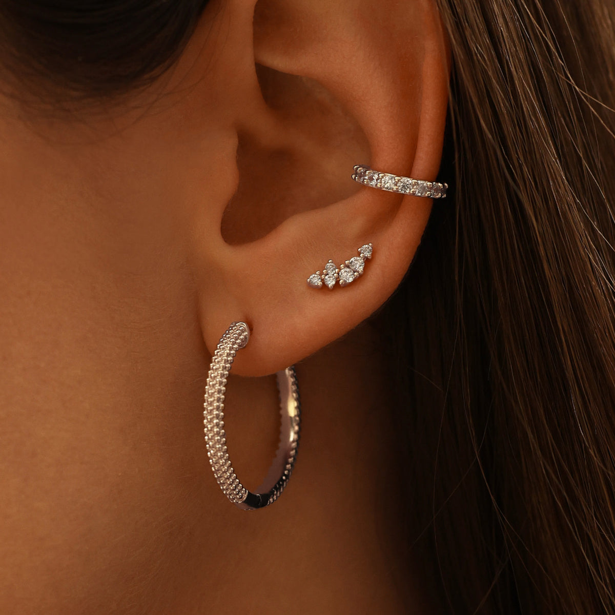 Ear Cuff Aura - Argent