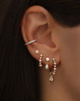 Ear Cuff Lya - Doré champagne