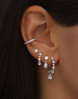 Ear Cuff Lya - Silber